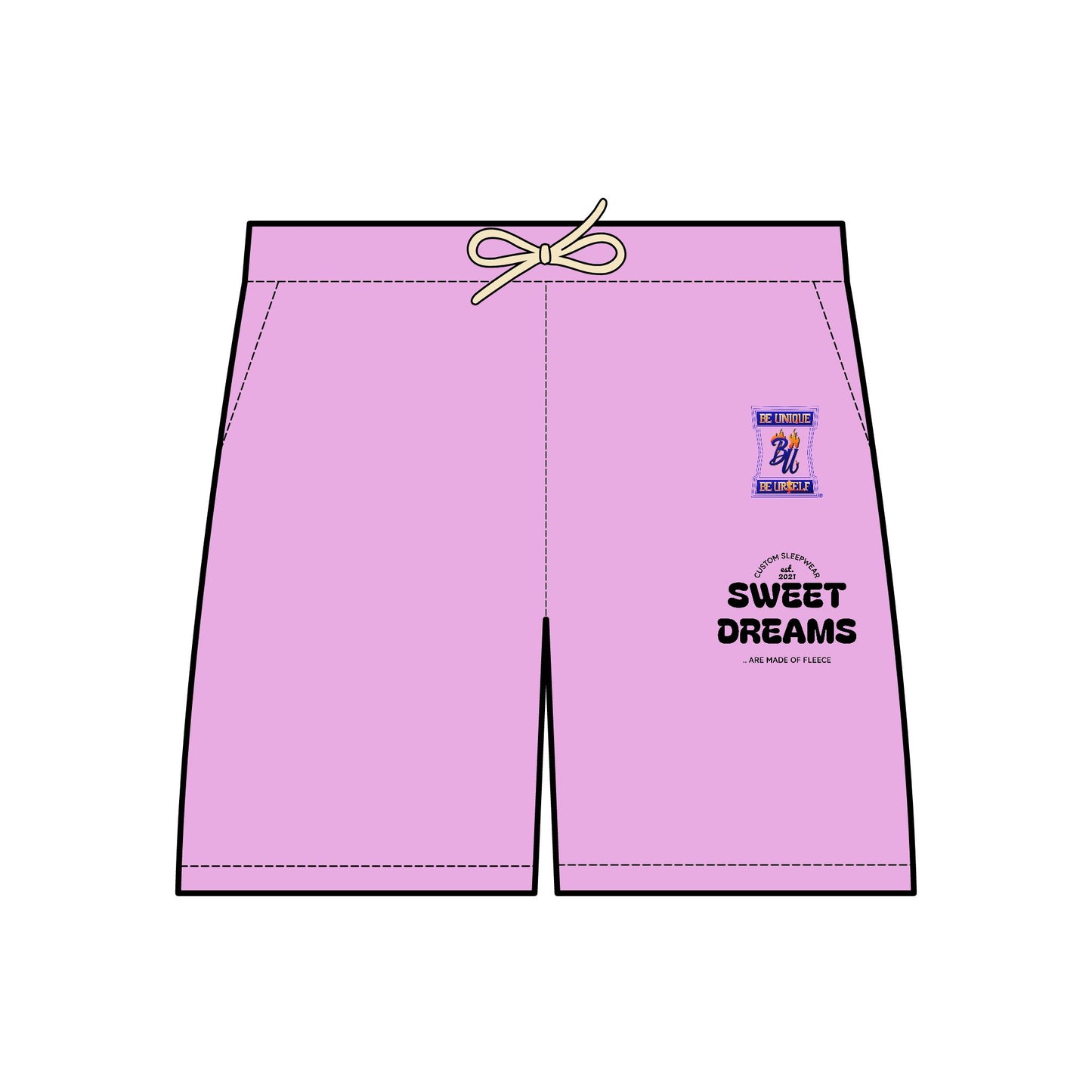 Unisex Garment-Dyed Lightweight Fleece Sweat Shorts