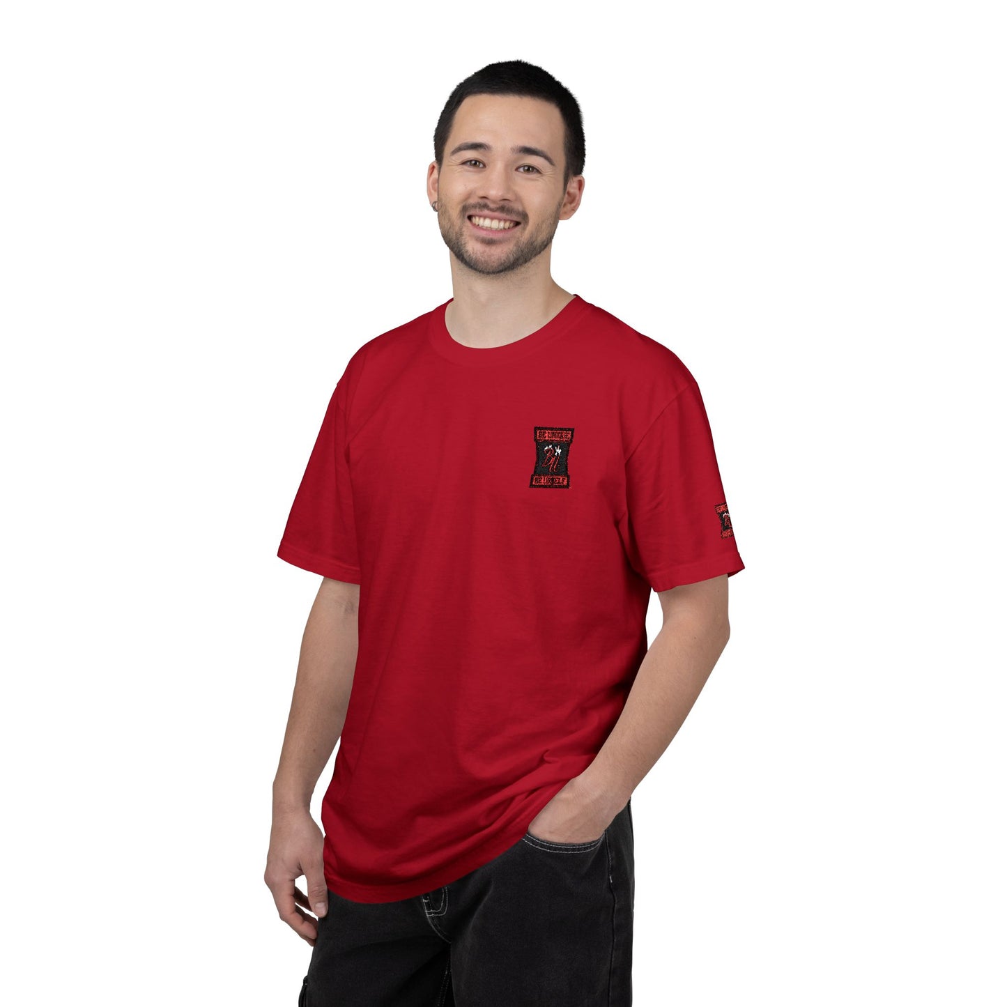 Skull Rose Pocket T-Shirt