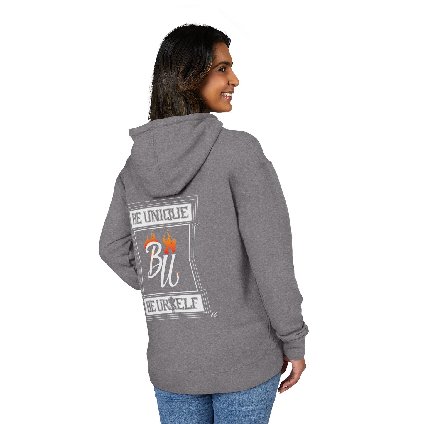 Unisex French Terry Hoodie with Inspirational Graphics