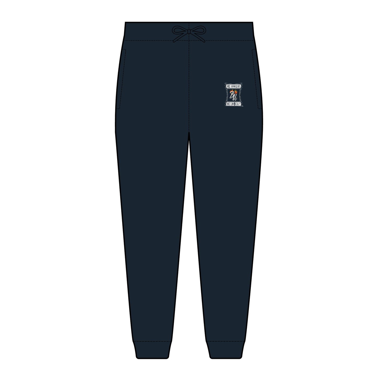 Unisex Fleece Joggers with Embroidery - Cozy & Stylish Activewear