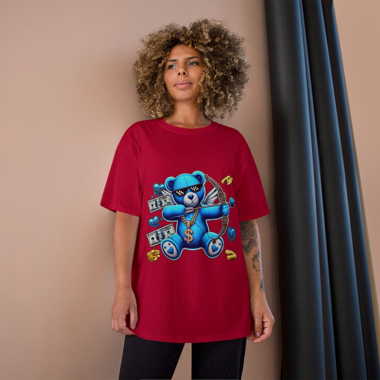 Stylish Bear Graphic Tee, Cool Gift for Friends, Casual Wear, Streetwear for Men and Women, Fun Gift, Summer Essential
