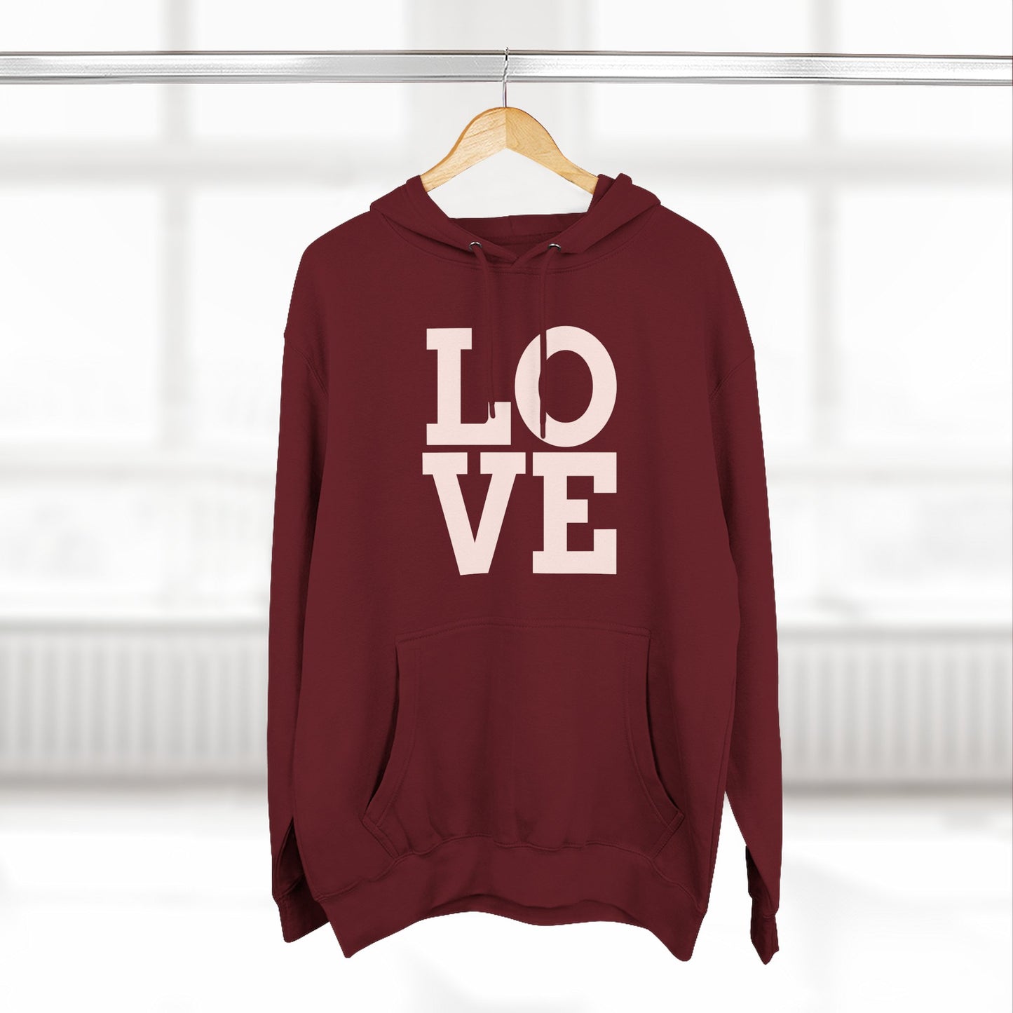 Love Graphic Fleece Hoodie