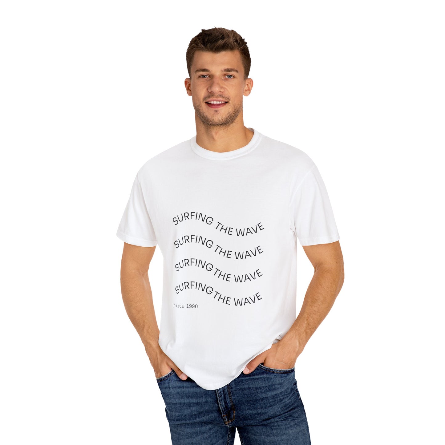 Surfing Wave & Be Unique Unisex T-Shirt, Trendy Summer Tee, Perfect Gift for Surfers, Beach Lovers, Casual Wear