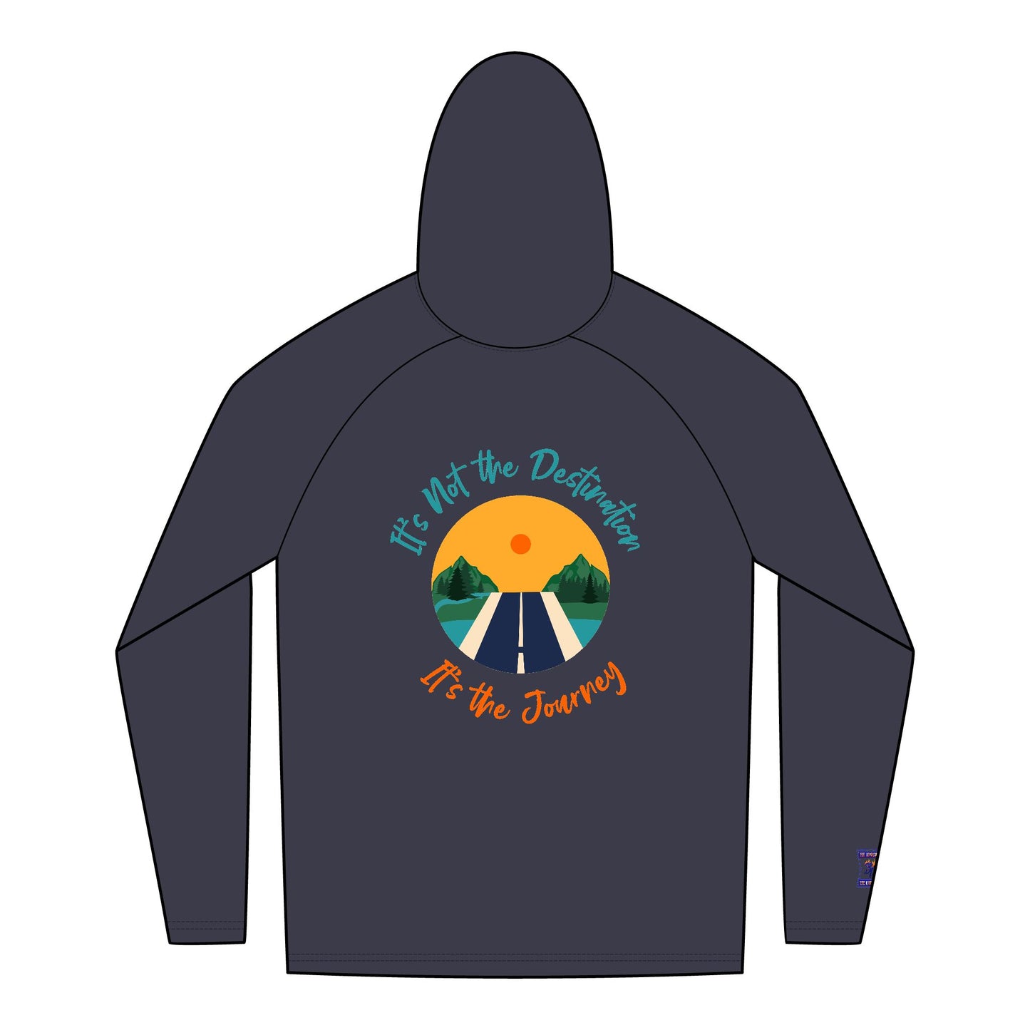 Inspirational Journey Hoodie | Unisex Tri-Blend Pullover, Travel Gift, Cozy Wear, Motivational Apparel, Perfect for Adventures