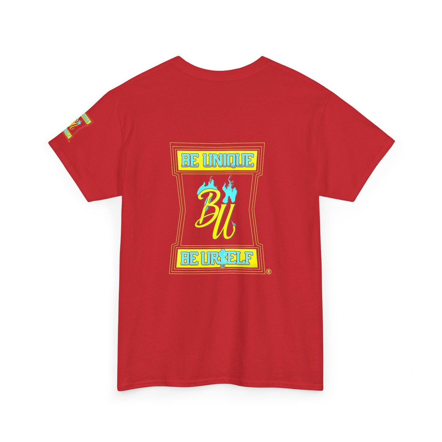 Be Unique Be Yourself Graphic Tee — Inspirational Palm Design