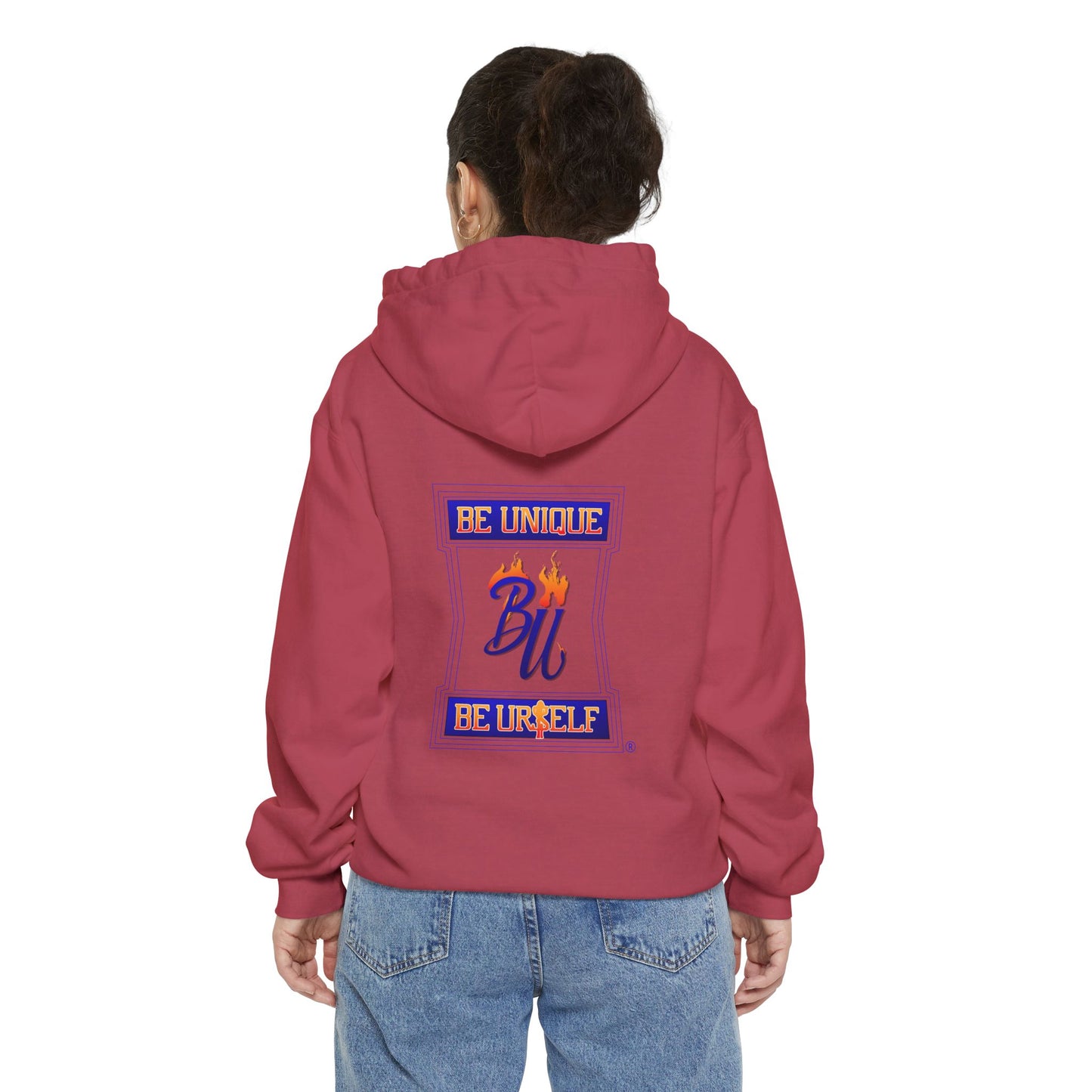 Unisex Garment-Dyed Hoodie: Be Unique, Be Yourself, Cozy Streetwear, Casual Wear, Gift for Creative Souls, Perfect for Everyday Style
