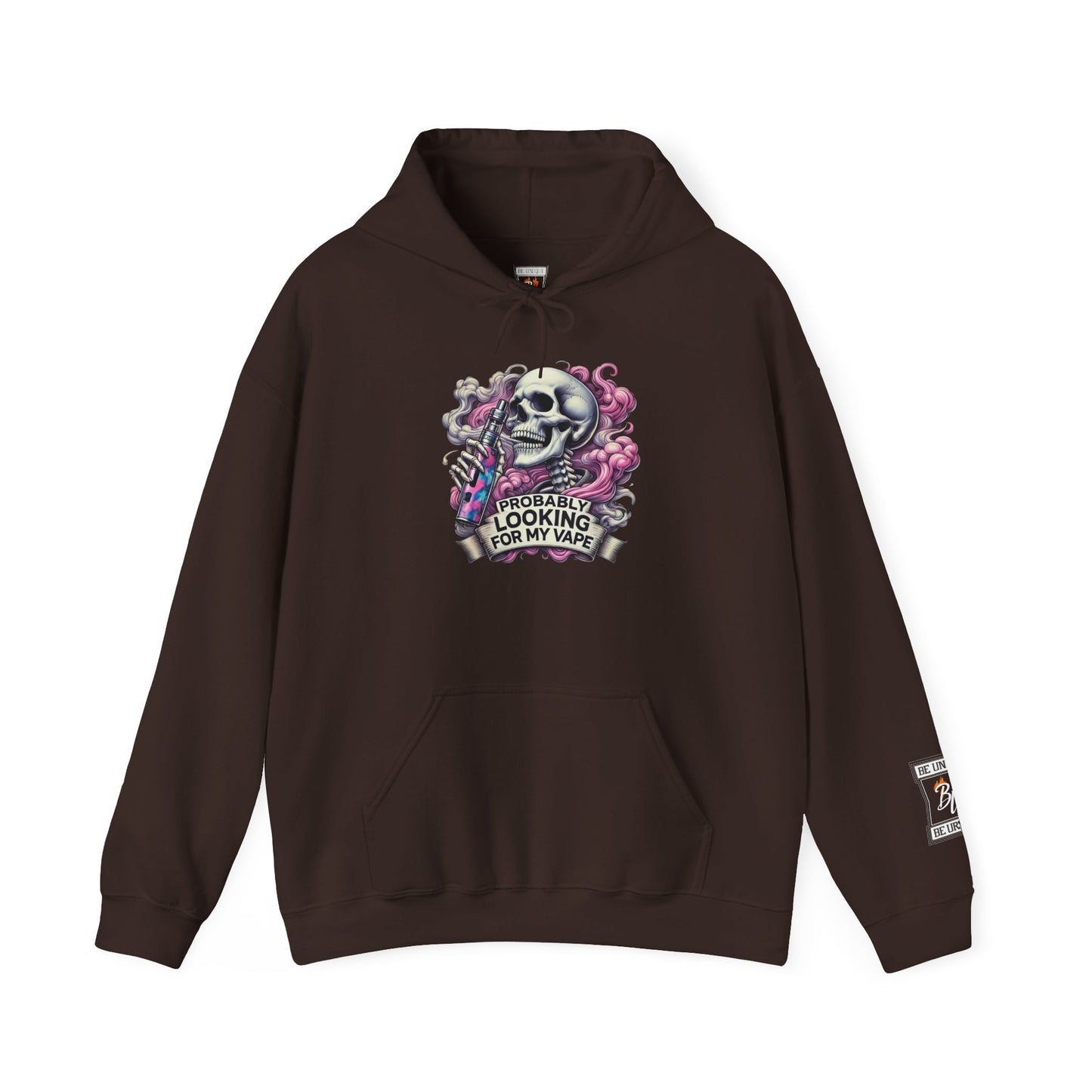 Skull Graphic Hoodie, Unisex Heavy Blend™ Hooded Sweatshirt, Halloween Apparel, Unique Style, Gift for Him/Her, Casual Wear, Streetwear