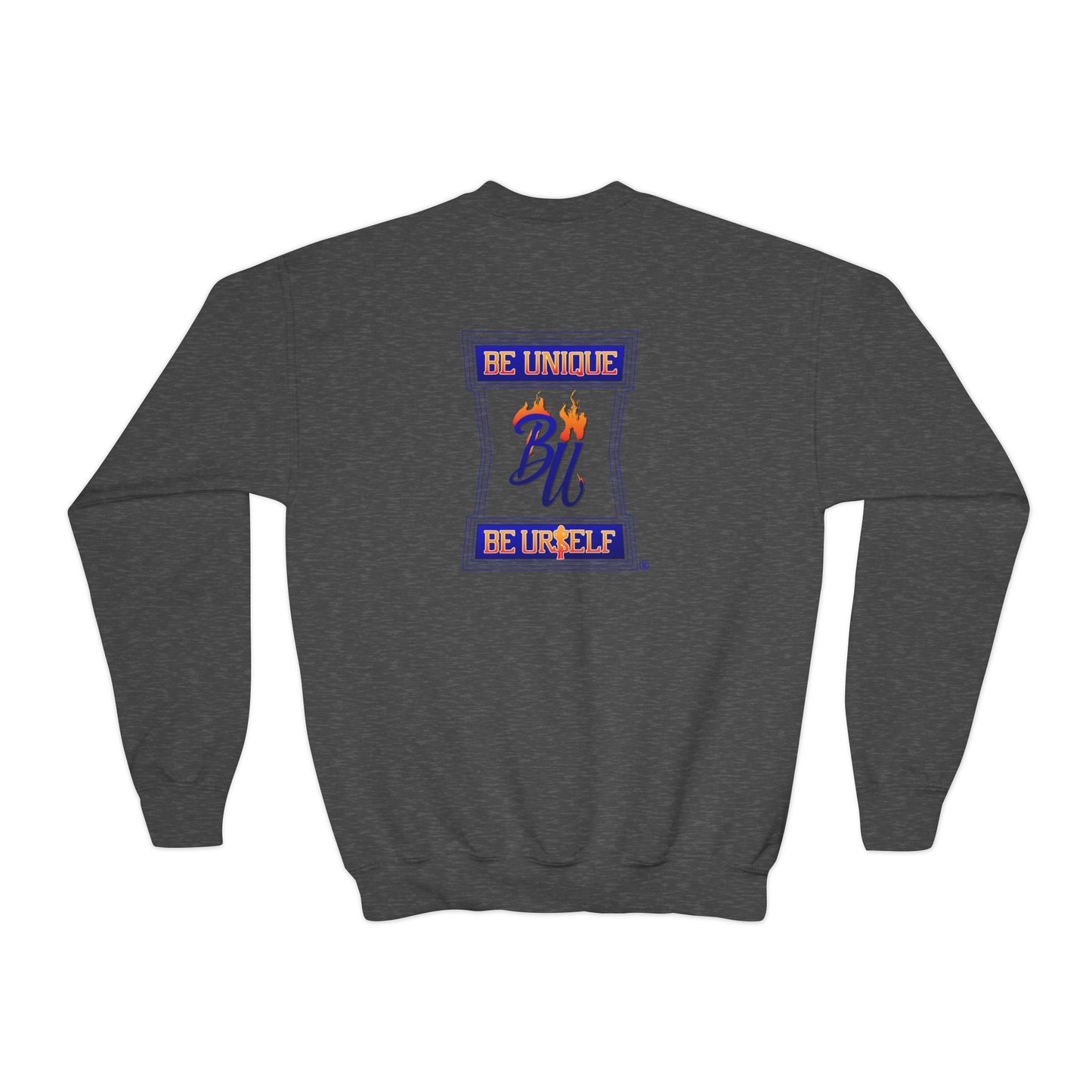 Youth Crewneck Sweatshirt with Playful Dog Design | Perfect for Pet Lovers, Everyday Comfort, Gift Idea, Unique Style, Trendy Apparel