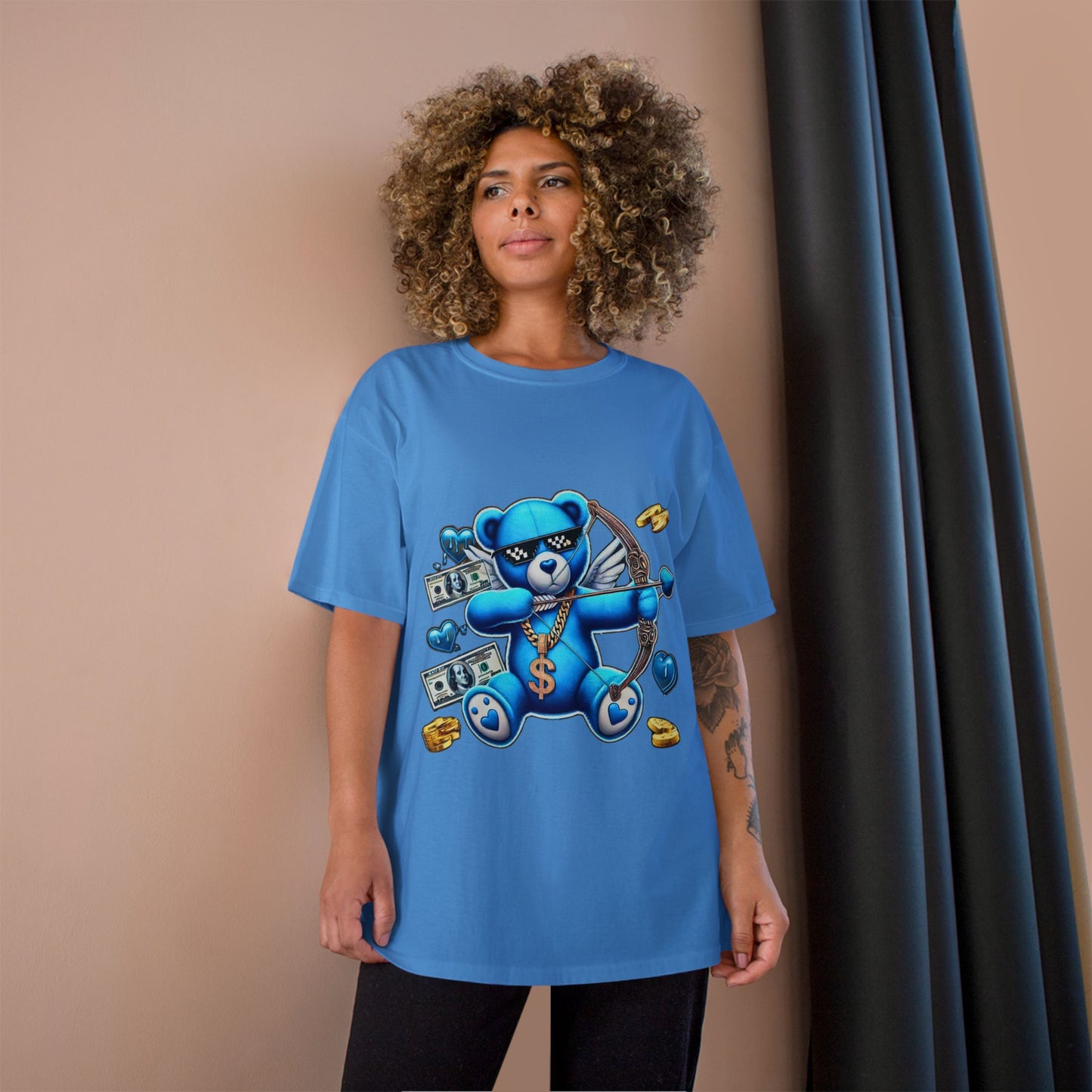 Stylish Bear Graphic Tee, Cool Gift for Friends, Casual Wear, Streetwear for Men and Women, Fun Gift, Summer Essential