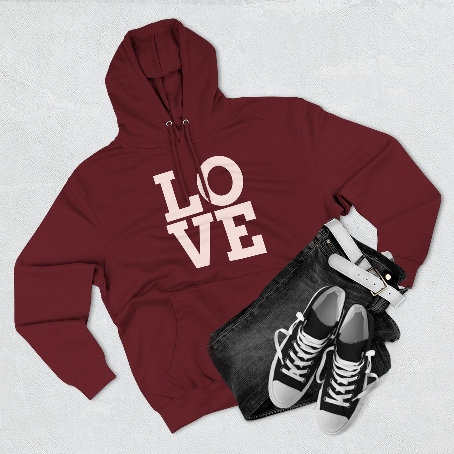 Love Graphic Fleece Hoodie