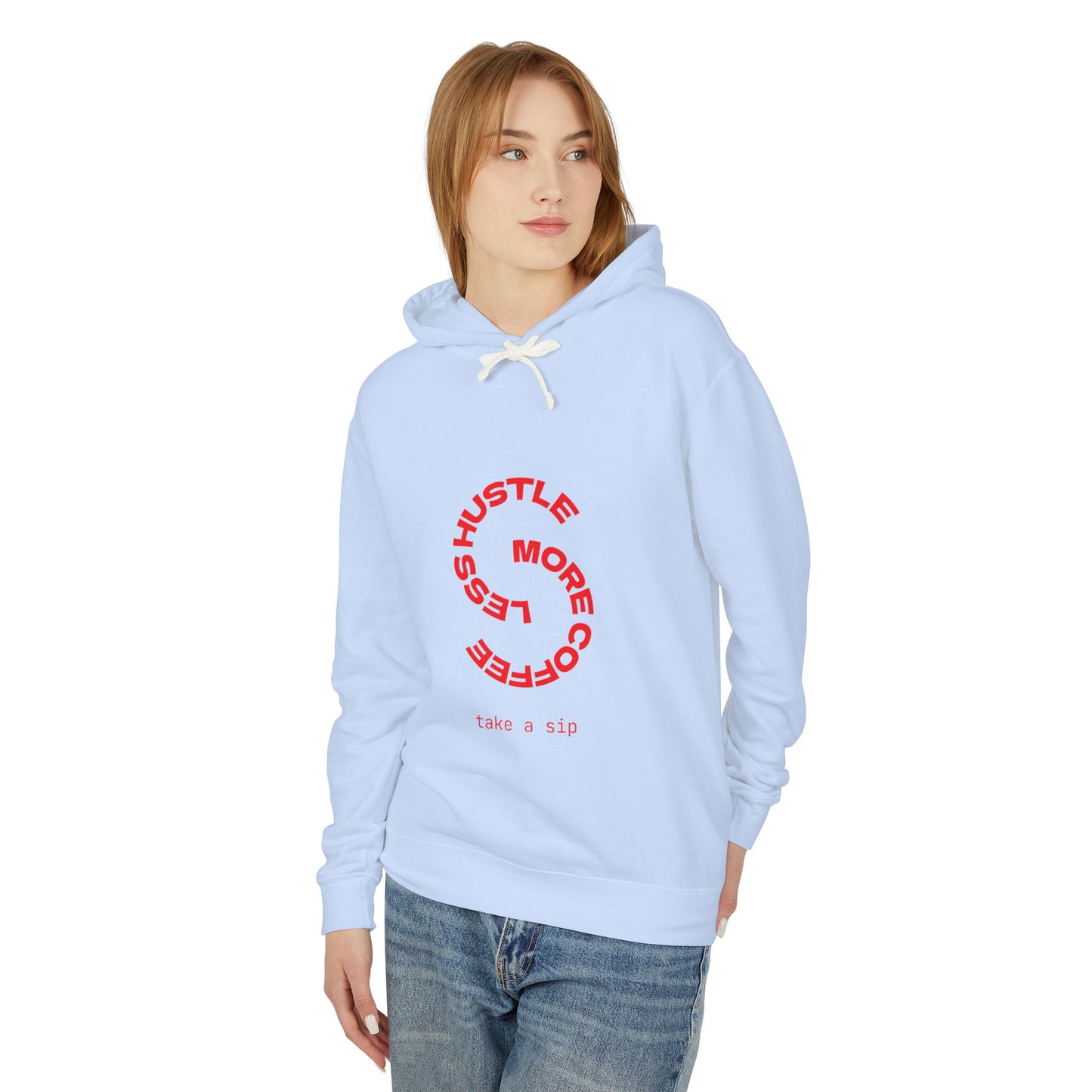 Unisex Lightweight Hooded Sweatshirt with Motivational Designs | Perfect for Casual Outfits, Gifts, and Self-Care