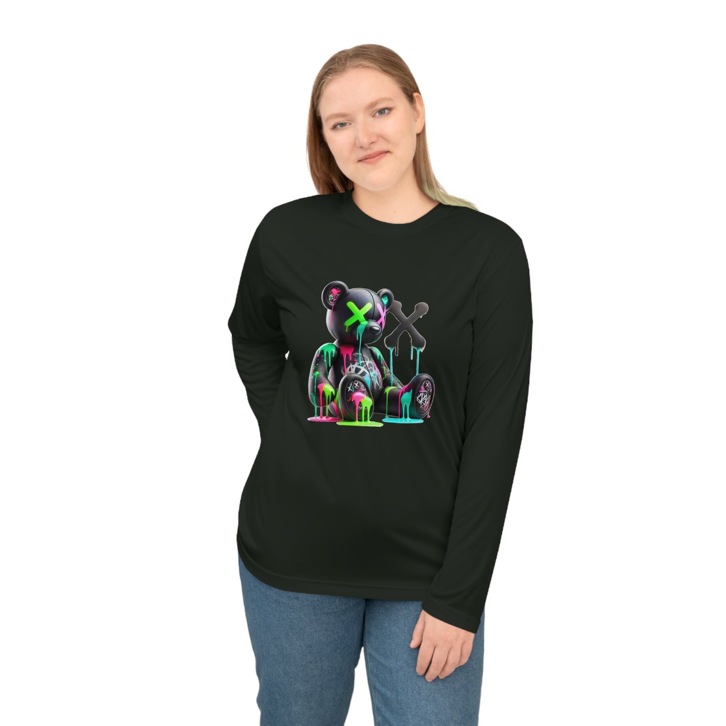 Neon Bear Long Sleeve Performance Shirt, Graphic Tee for Casual Wear, Gift for Art Lovers, Perfect for Festivals, Cosplay, and [...]
