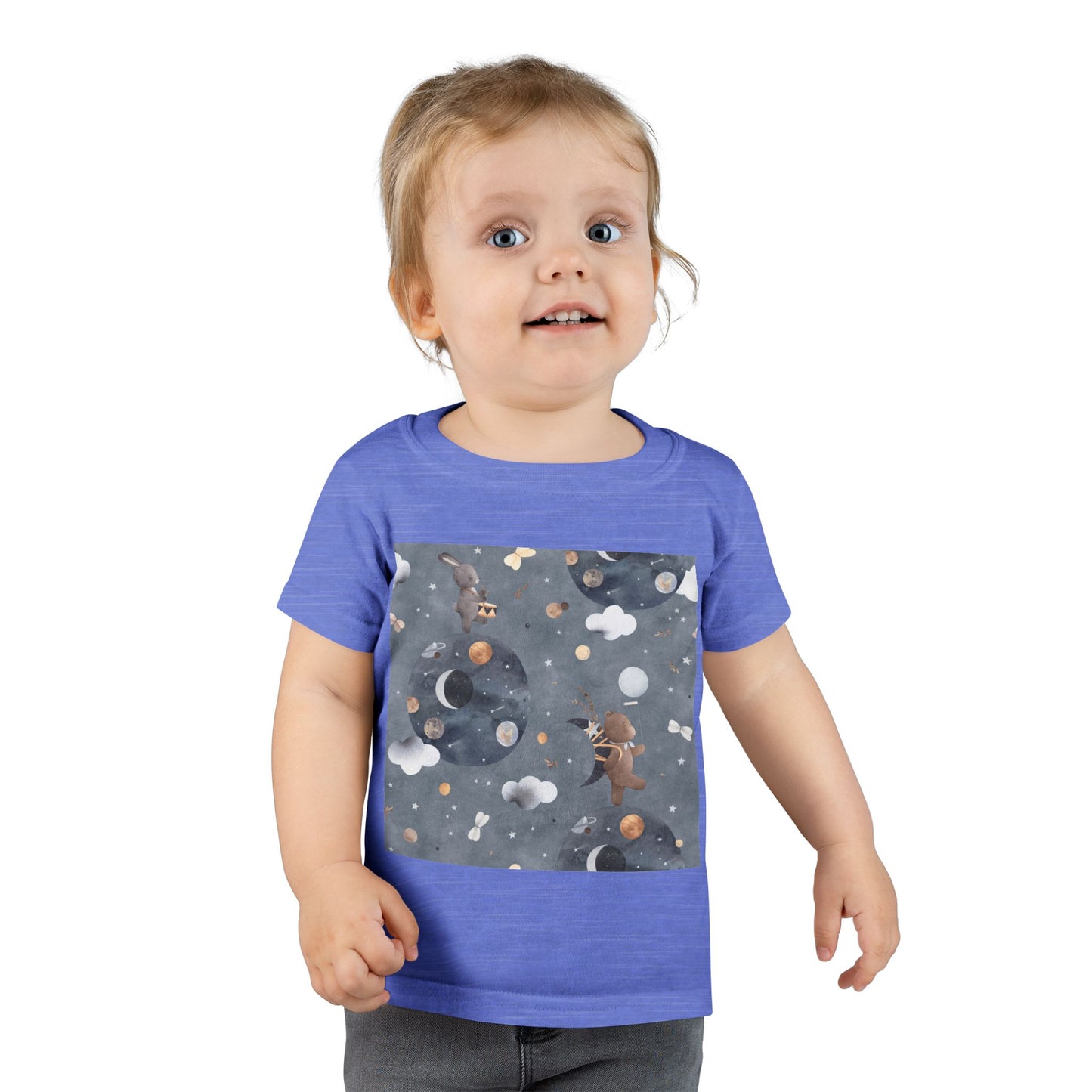 Toddler T-Shirt with Space Design | Perfect for Kids, Unique Gifts, Birthday Outfits, Playtime, Casual Wear