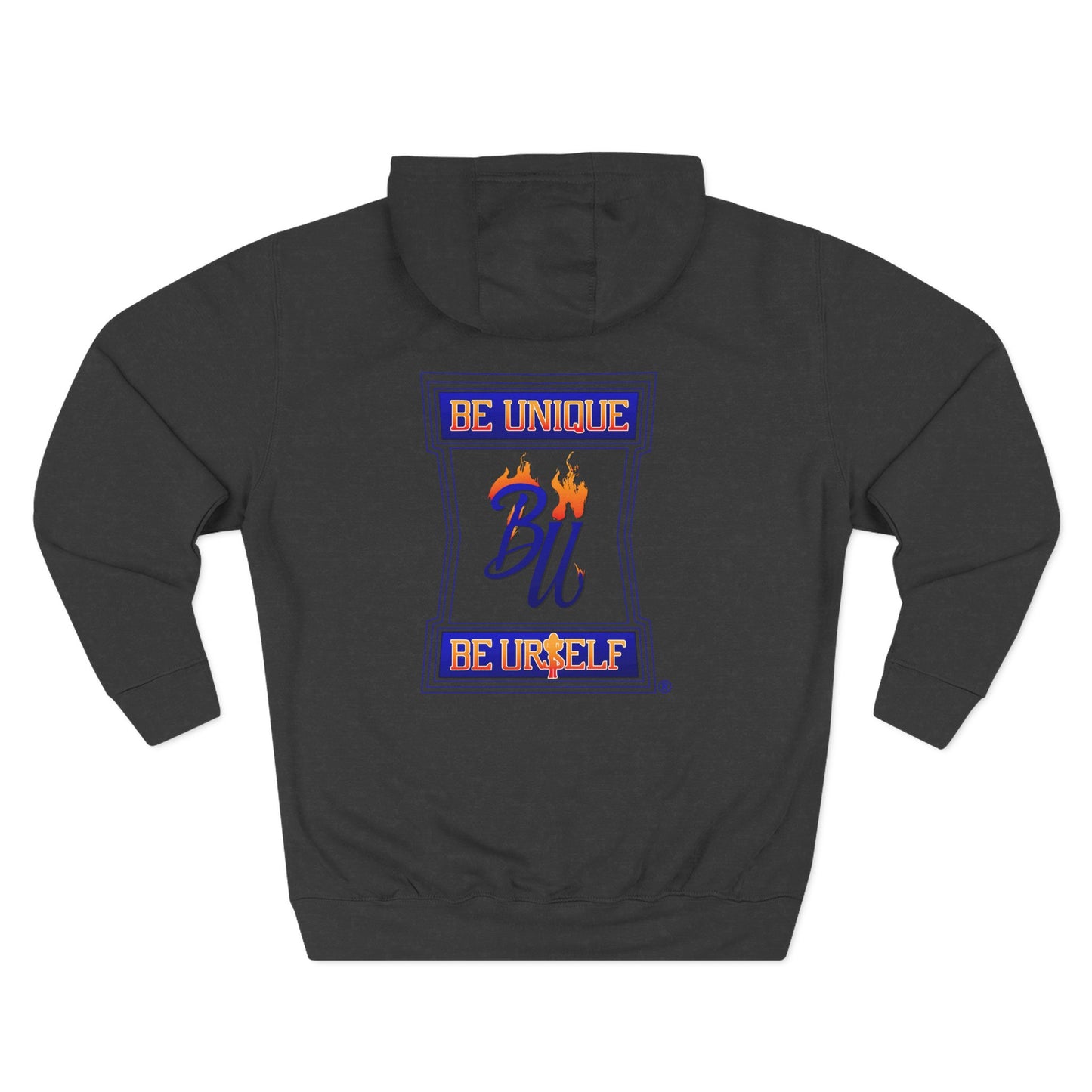 Sporty Three-Panel Fleece Hoodie, Unique Hooded Sweatshirt, Casual Fall Wear, Gift for Sports Fans, Comfortable Activewear