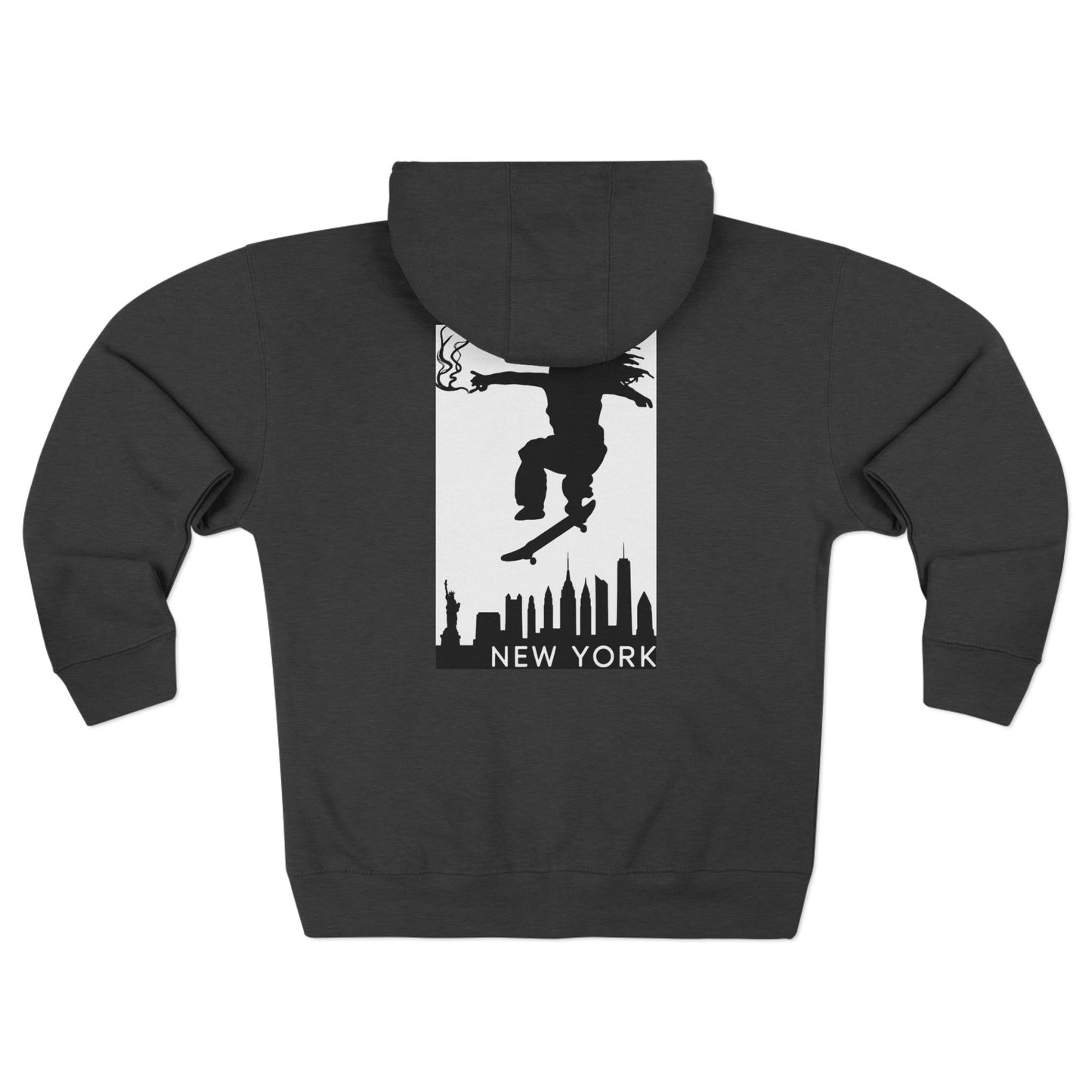 Unisex Zip Hoodie with Inspirational Design - Chill Vibe Sportswear, Perfect for Skaters, New Yorkers, Athletes, Gift for Friends, [...]