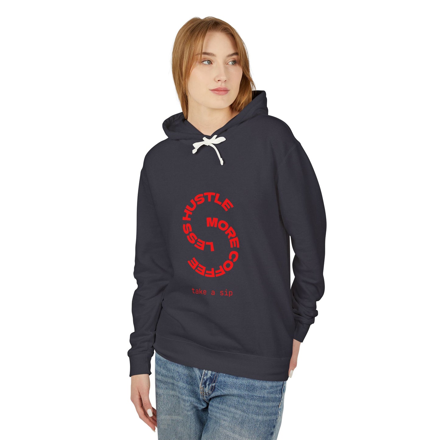 Unisex Lightweight Hooded Sweatshirt with Motivational Designs | Perfect for Casual Outfits, Gifts, and Self-Care
