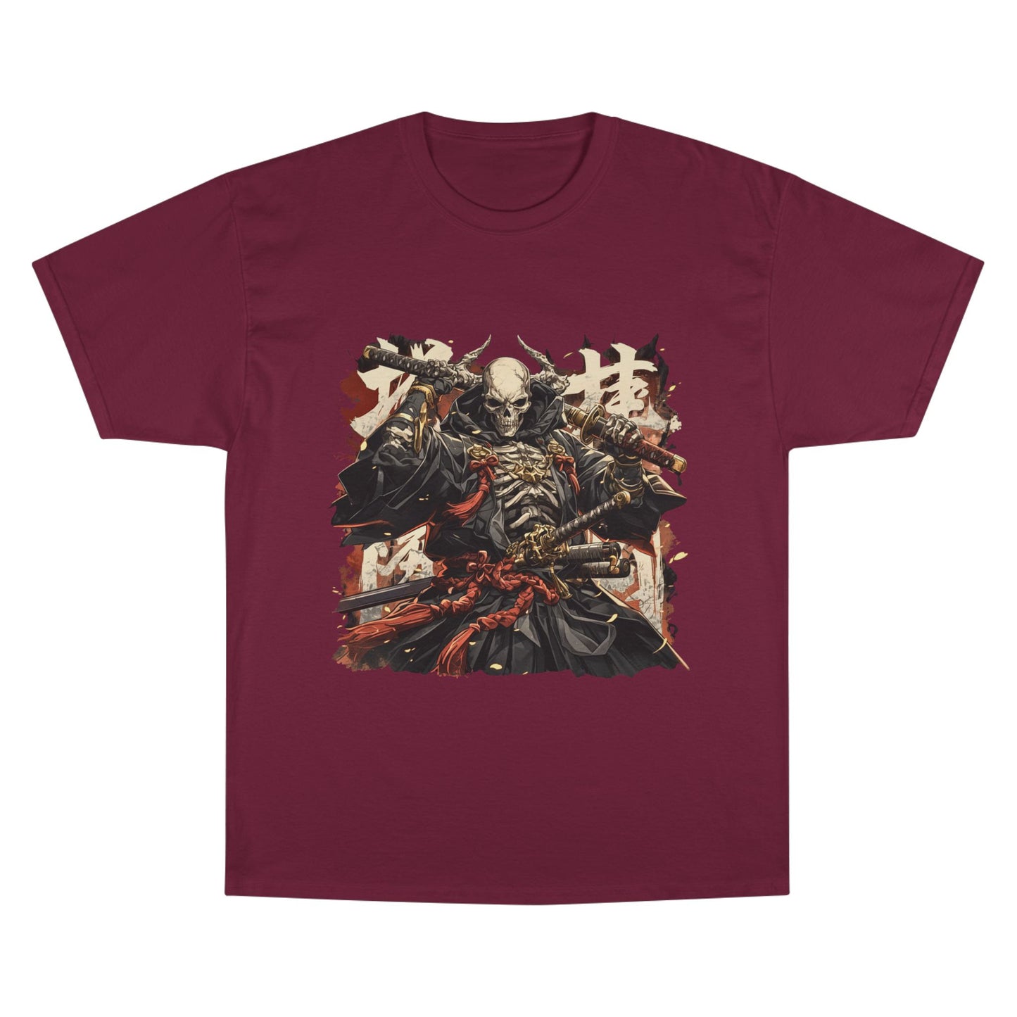 Samurai Warrior Champion T-Shirt, Anime T-Shirt, Gift for Him, Streetwear, Graphic Tee