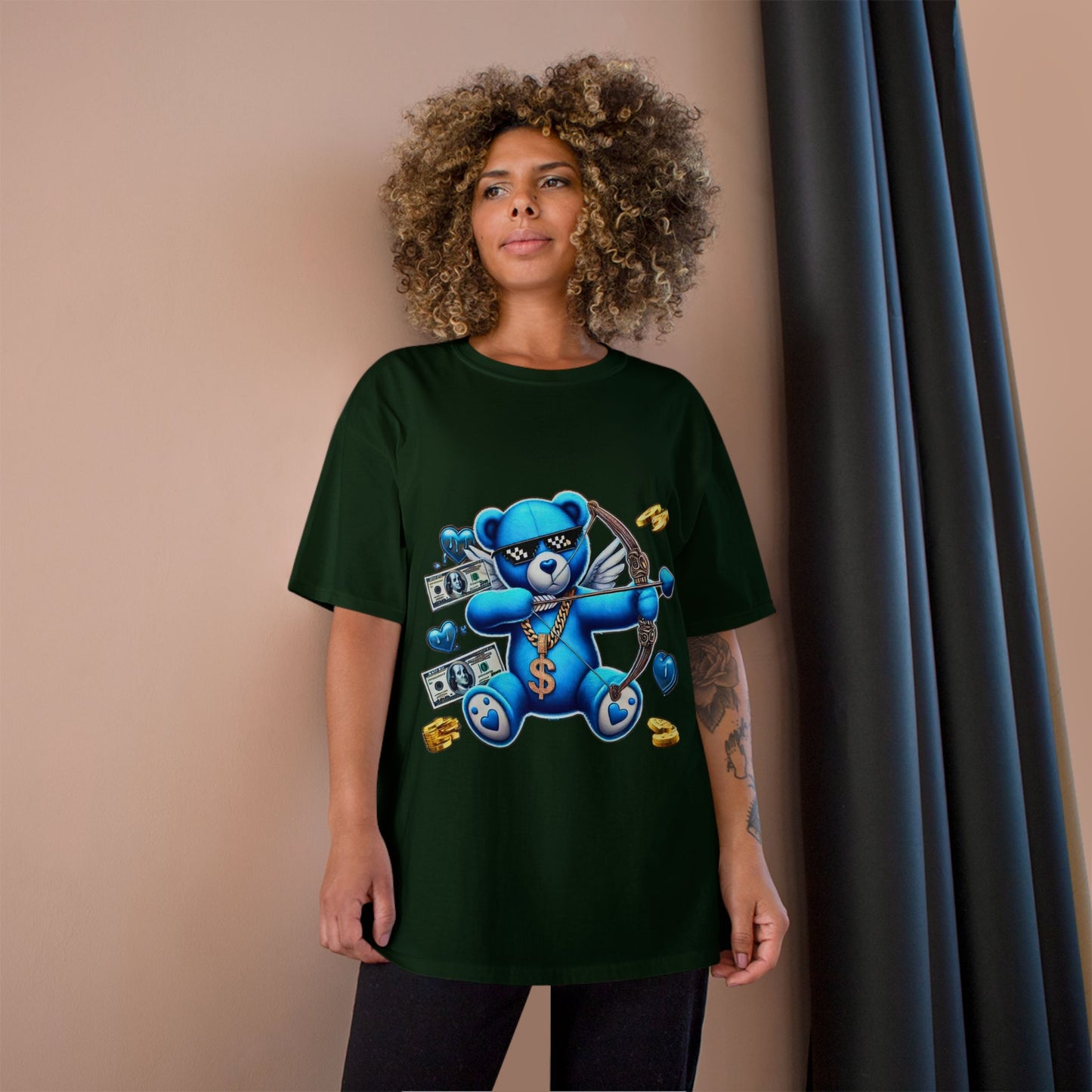 Stylish Bear Graphic Tee, Cool Gift for Friends, Casual Wear, Streetwear for Men and Women, Fun Gift, Summer Essential