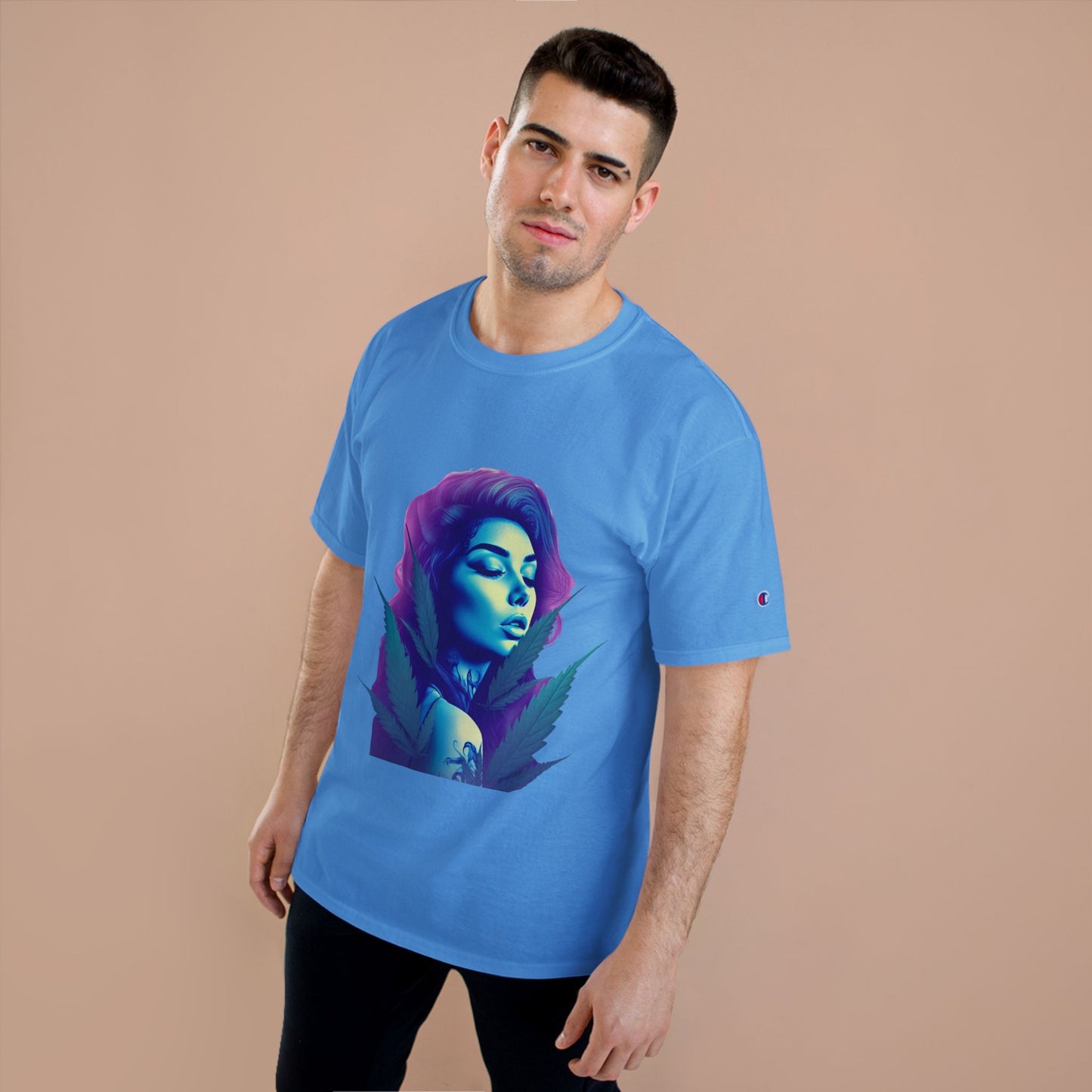 Vintage Champion Graphic Tee for Unique Souls, Trendy T-Shirt, Artistic Casual Wear, Streetwear Style, Gift for Creatives, Everyday Fashion