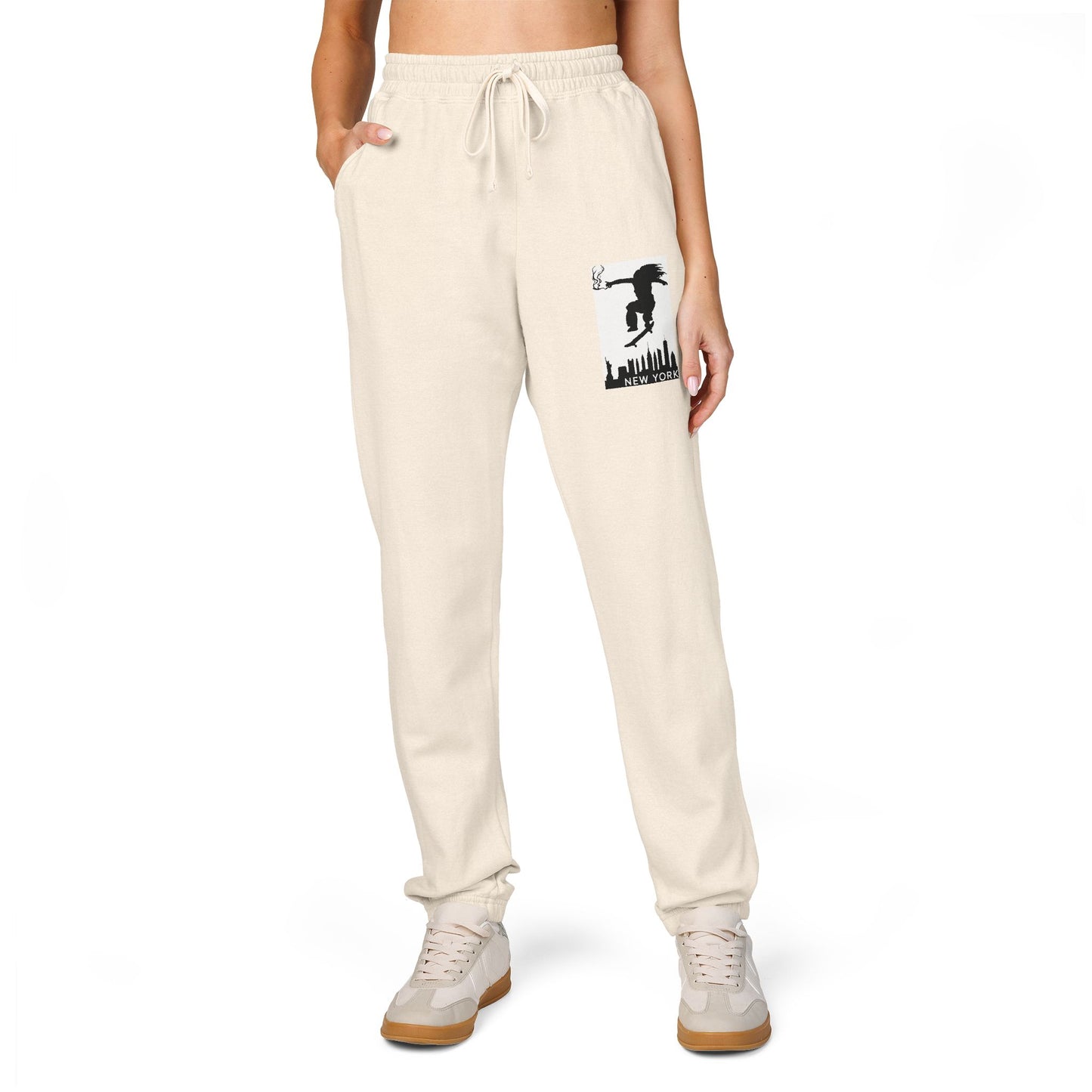Cozy Garment-Dyed Fleece Sweatpants, Comfortable Lounge Pants for Everyday Wear, Perfect for Relaxation, Gifts for Her, Gym, Home, [...]