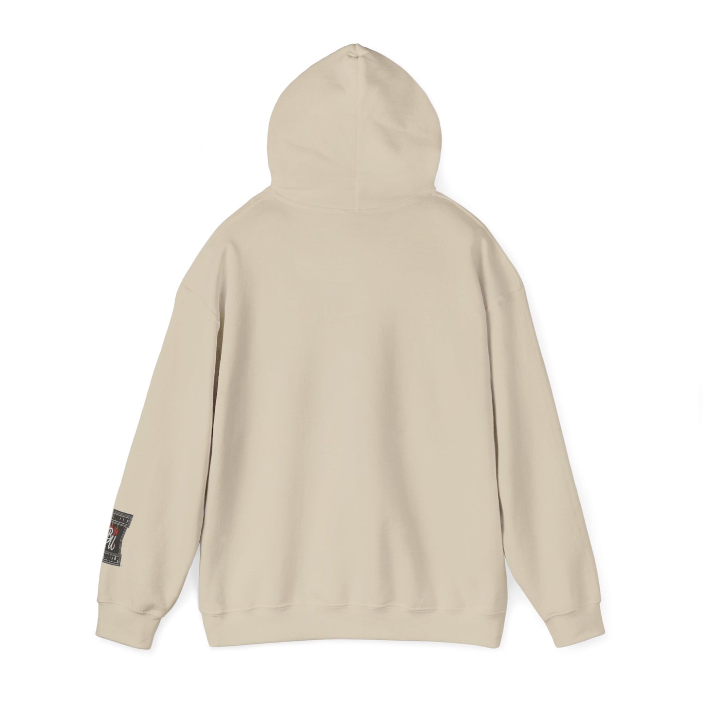 Teddy Bear Graphic Hoodie — Cozy Streetwear Pullover with Patch Detail