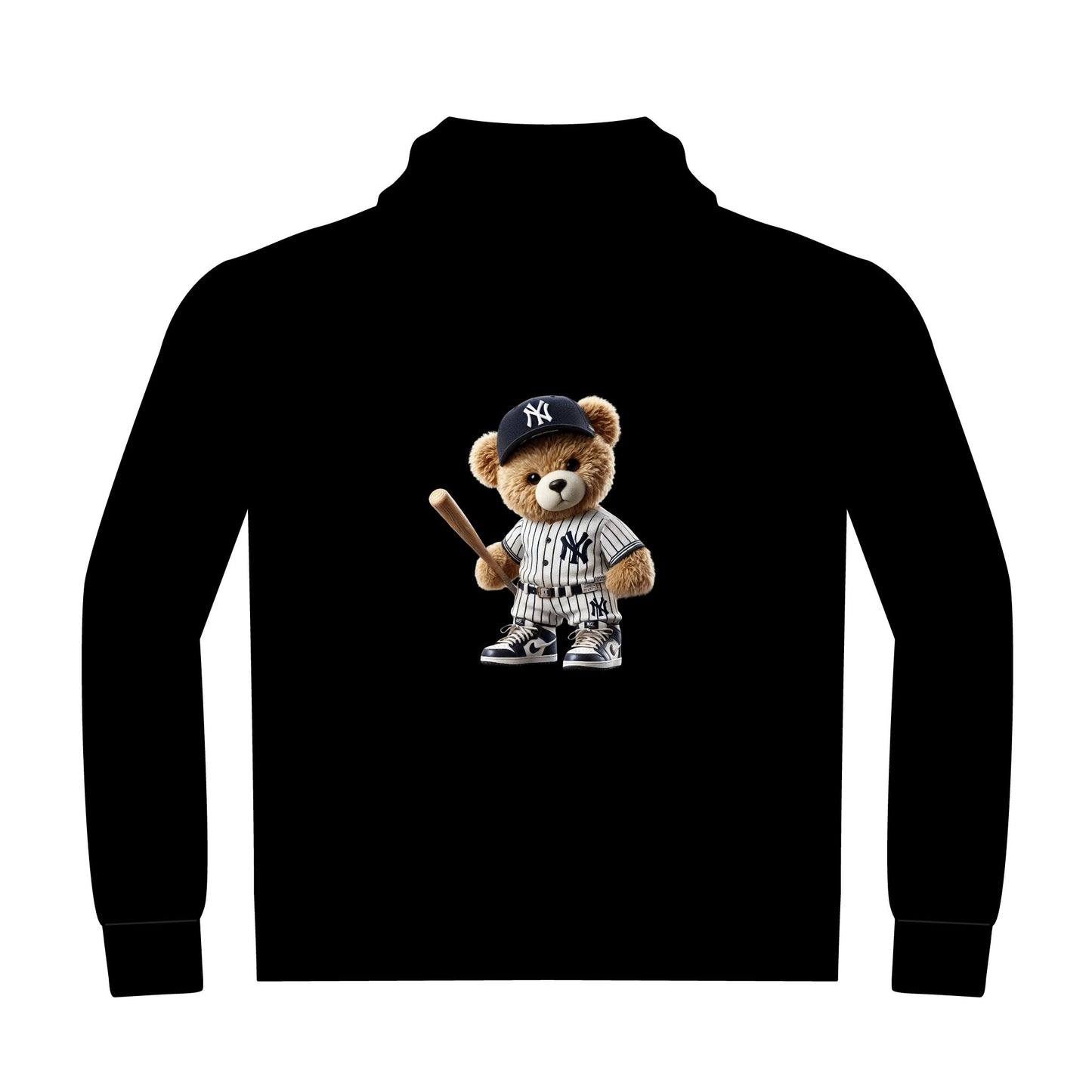 Stylish Unisex Hoodie with Cute Bear Design, Cozy Pullover for Casual Wear, Gift for Birthdays, Holidays, Sports Fans