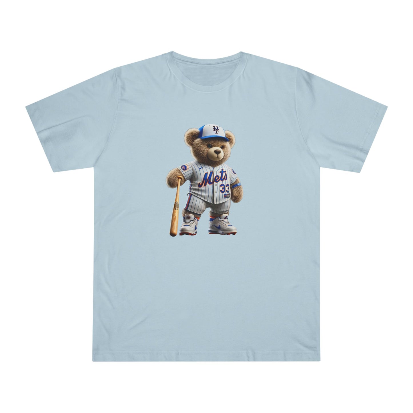 Unisex Bear Baseball T-Shirt, Cute Animal Tee, Gift for Sports Fans, Casual Wear, Soft Cotton Top