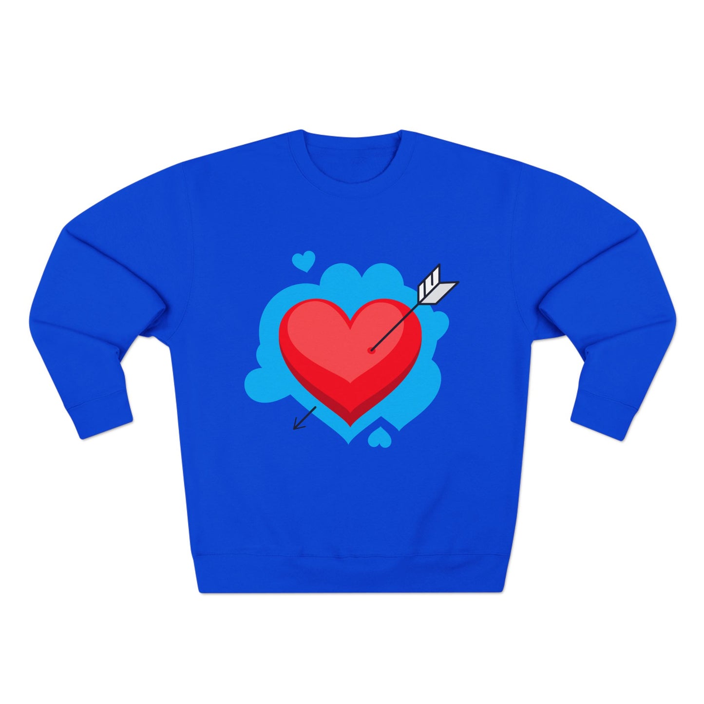 Heart & Self Expression Crewneck Sweatshirt - Cozy Unisex Top for Valentine's Day, Unique Gift, Casual Wear, Be Unique, Comfortable Fashion