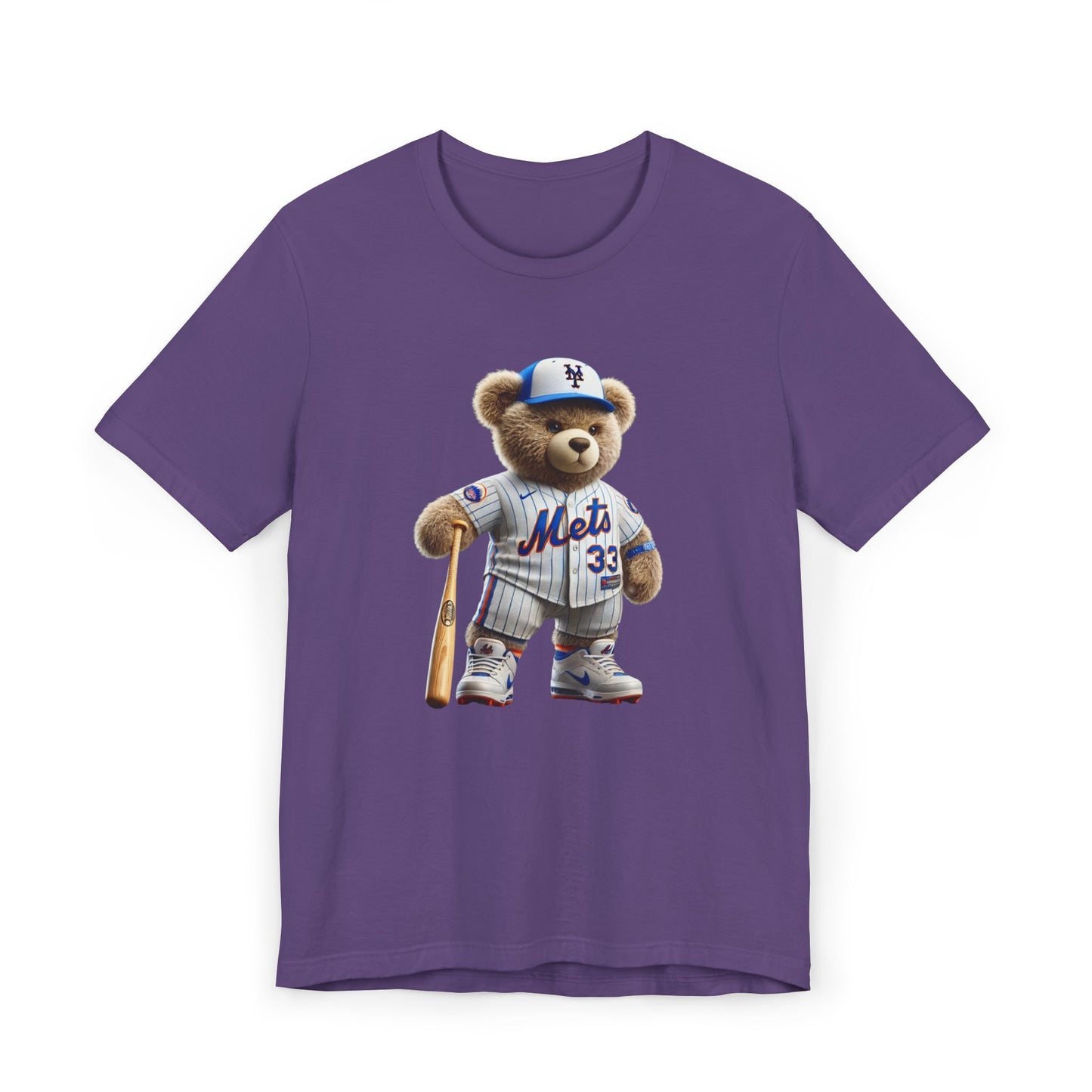 Sporty Bear Graphic Tee - Unisex Jersey T-Shirt, Cute Animal Shirt, Fun Baseball Apparel, Gift for Sports Fans, Casual Wear