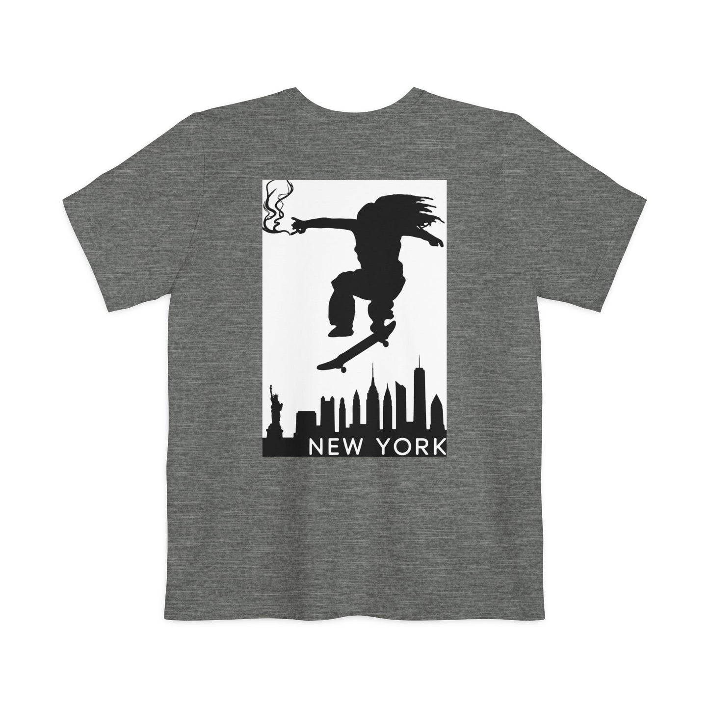 New York Skate Pocket T-Shirt, Unisex Casual Tee, Streetwear Gift, Summer Essential, Urban Style Clothing