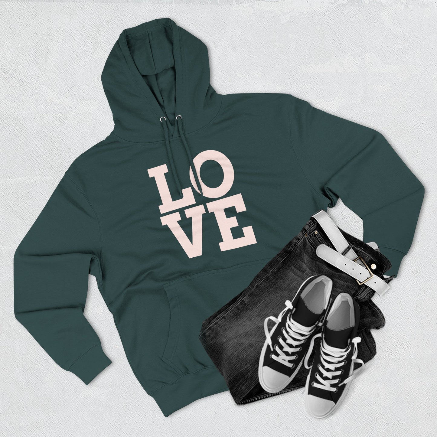 Love Graphic Fleece Hoodie