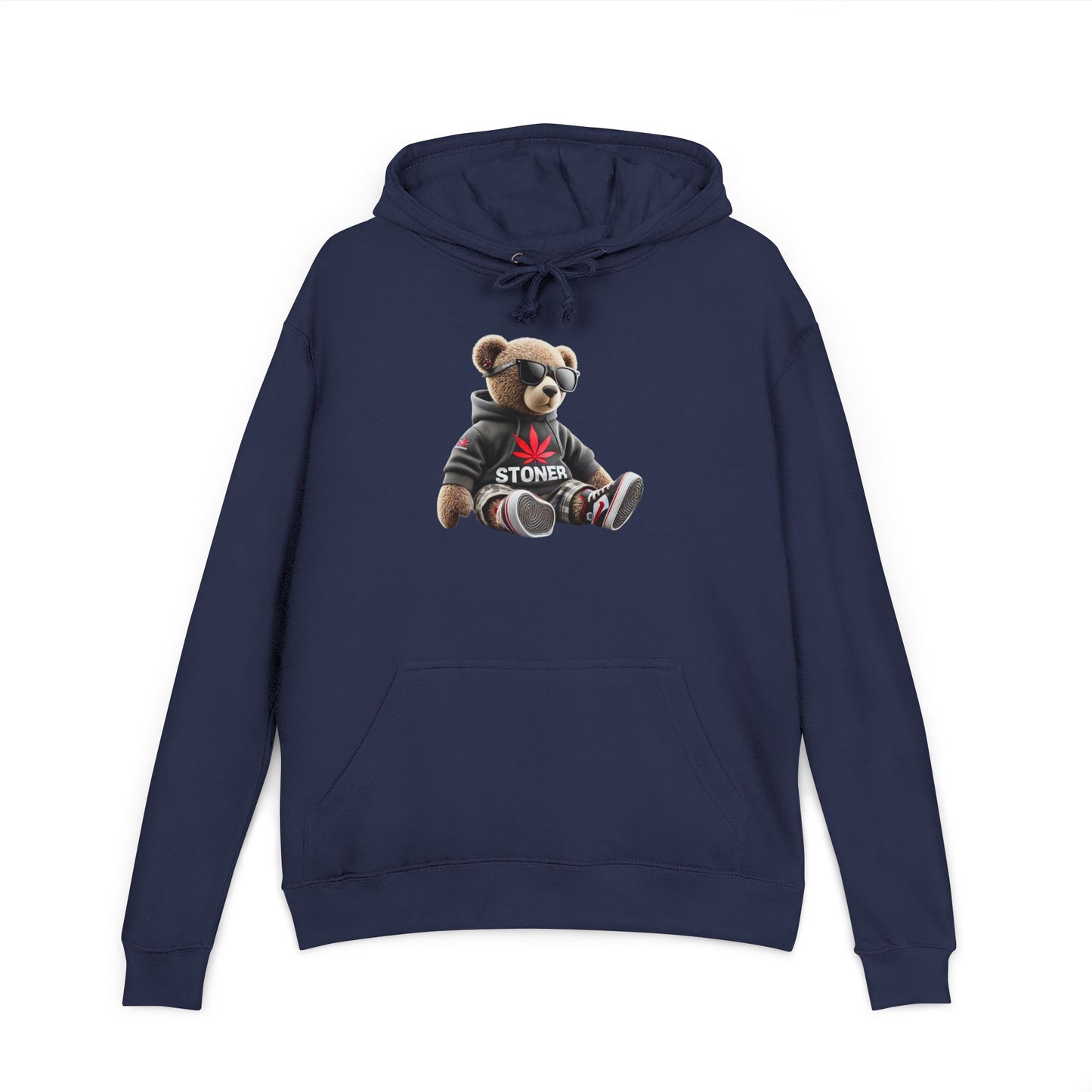Funny Bear Graphic Hoodie, Cozy Unisex Sweatshirt for Casual Wear, Perfect Gift for Friends, Unique Fashion Statement, Be Unique Be Yourself