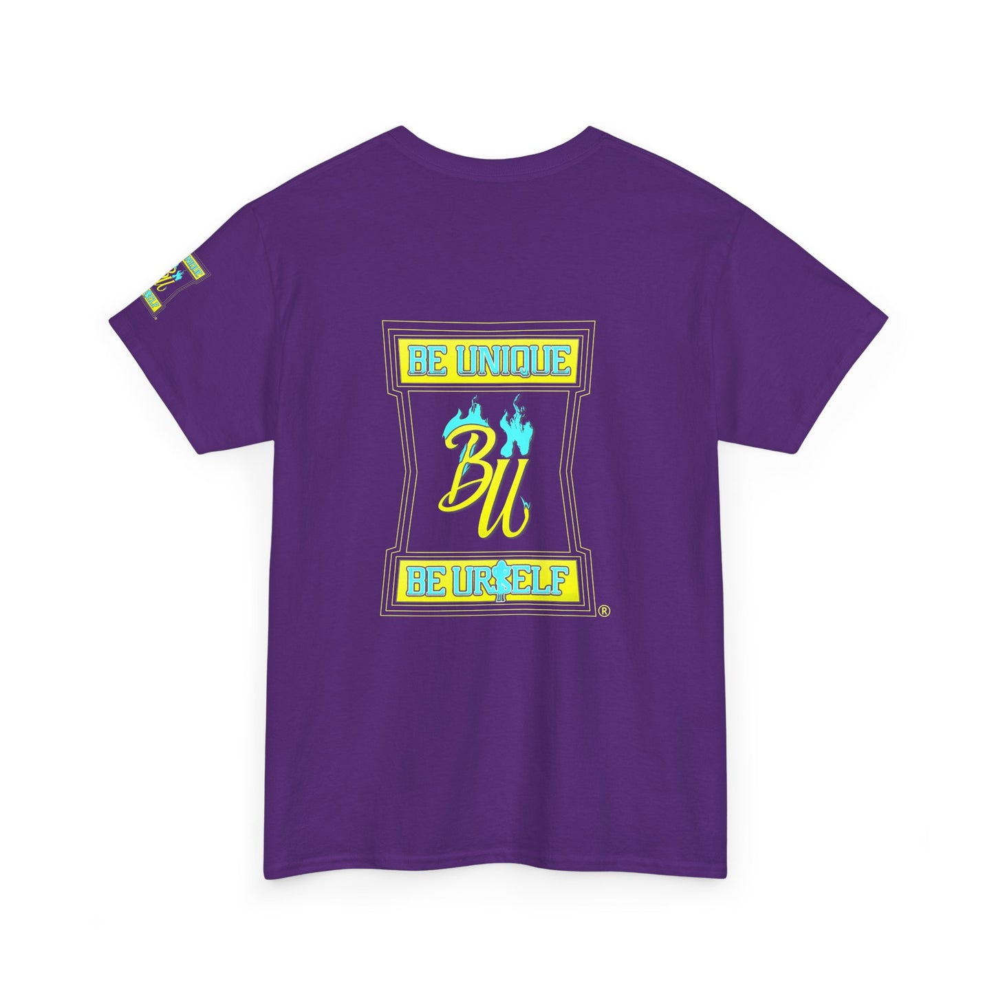 Be Unique Be Yourself Graphic Tee — Inspirational Palm Design