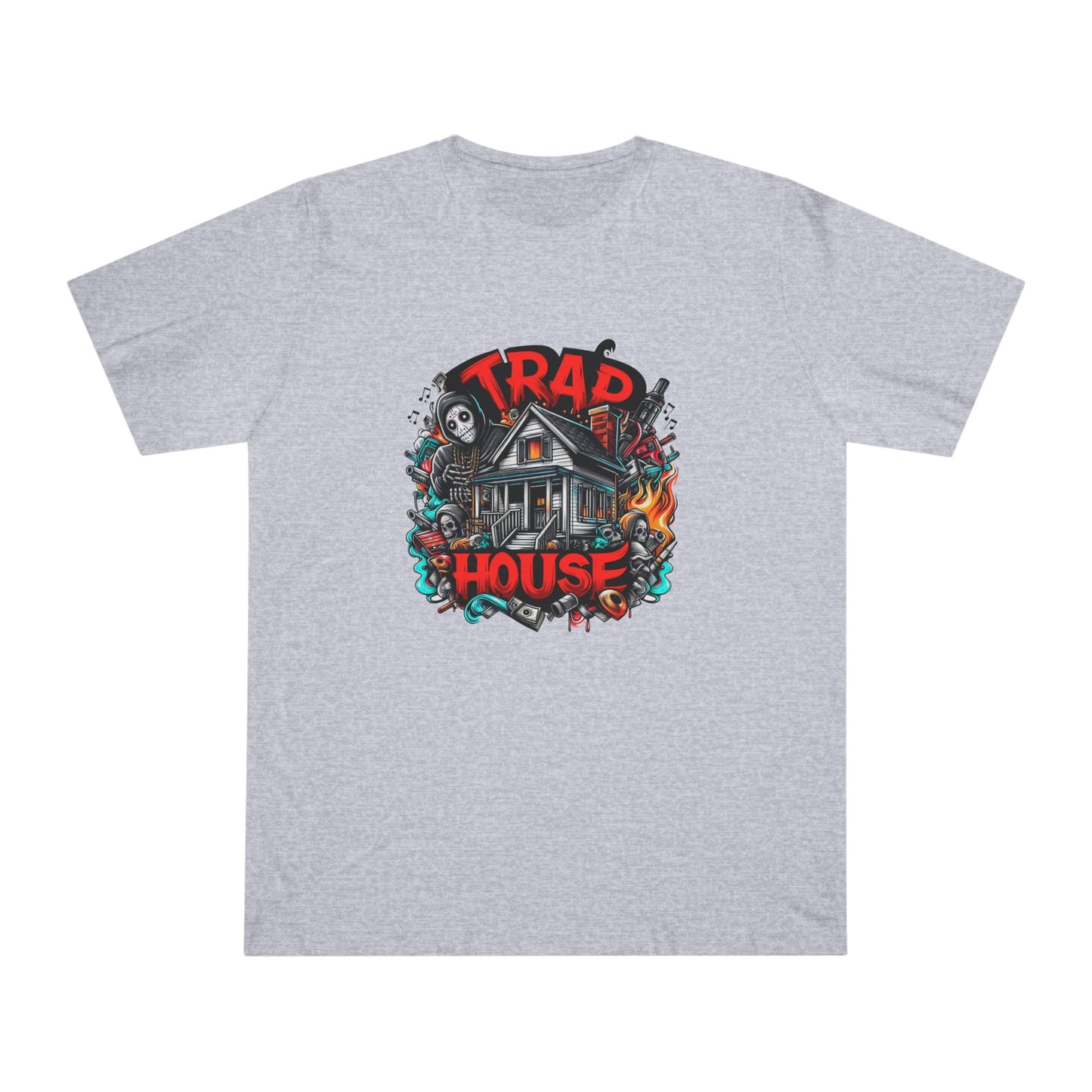 Trad House Horror T-Shirt — 'Be Unique Be Urself' Graphic Tee