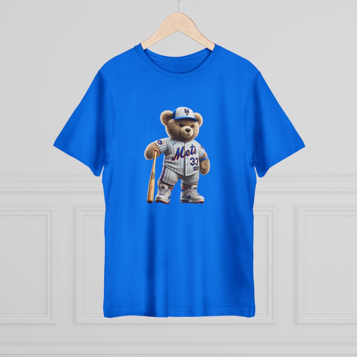 Unisex Bear Baseball T-Shirt, Cute Animal Tee, Gift for Sports Fans, Casual Wear, Soft Cotton Top