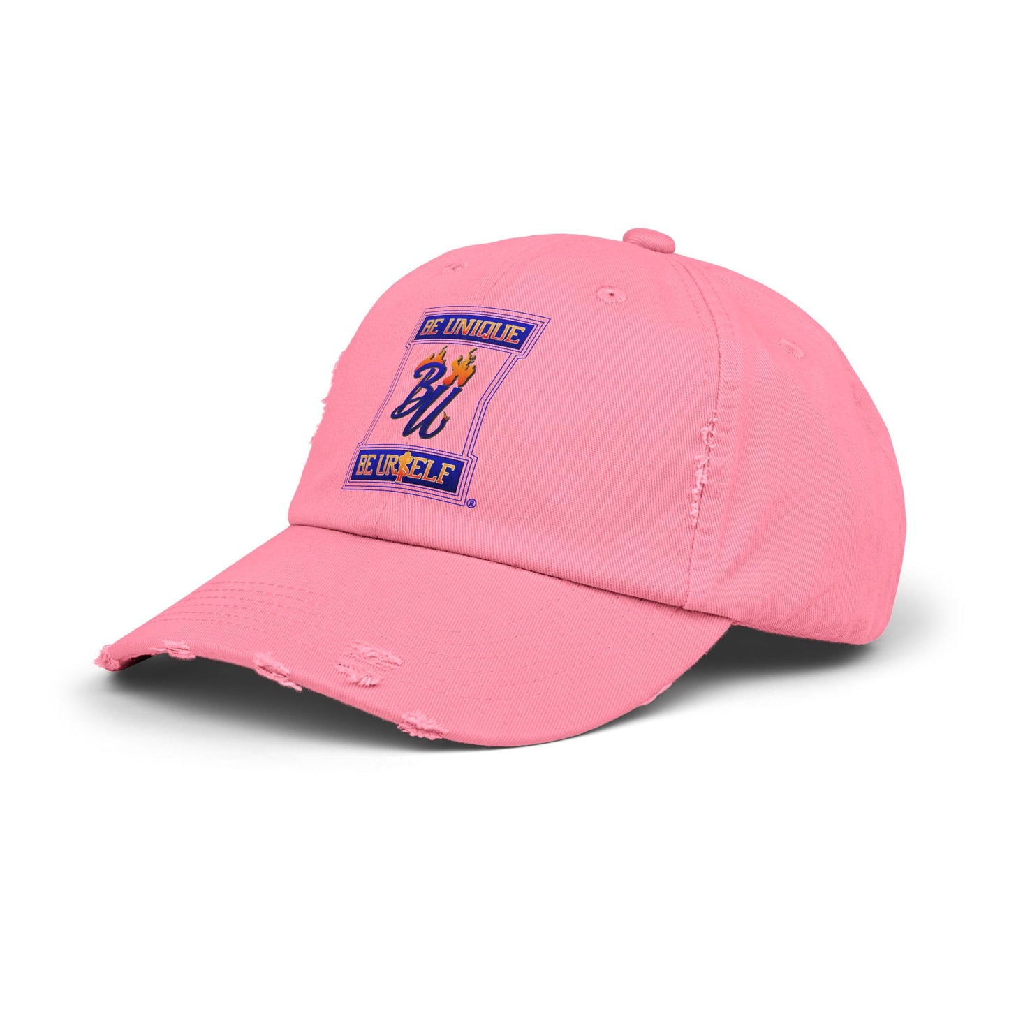 Unisex Distressed Cap, Casual Fashion Hat, Motivational Gift, Trendy Accessory, Everyday Wear, Birthday Gift