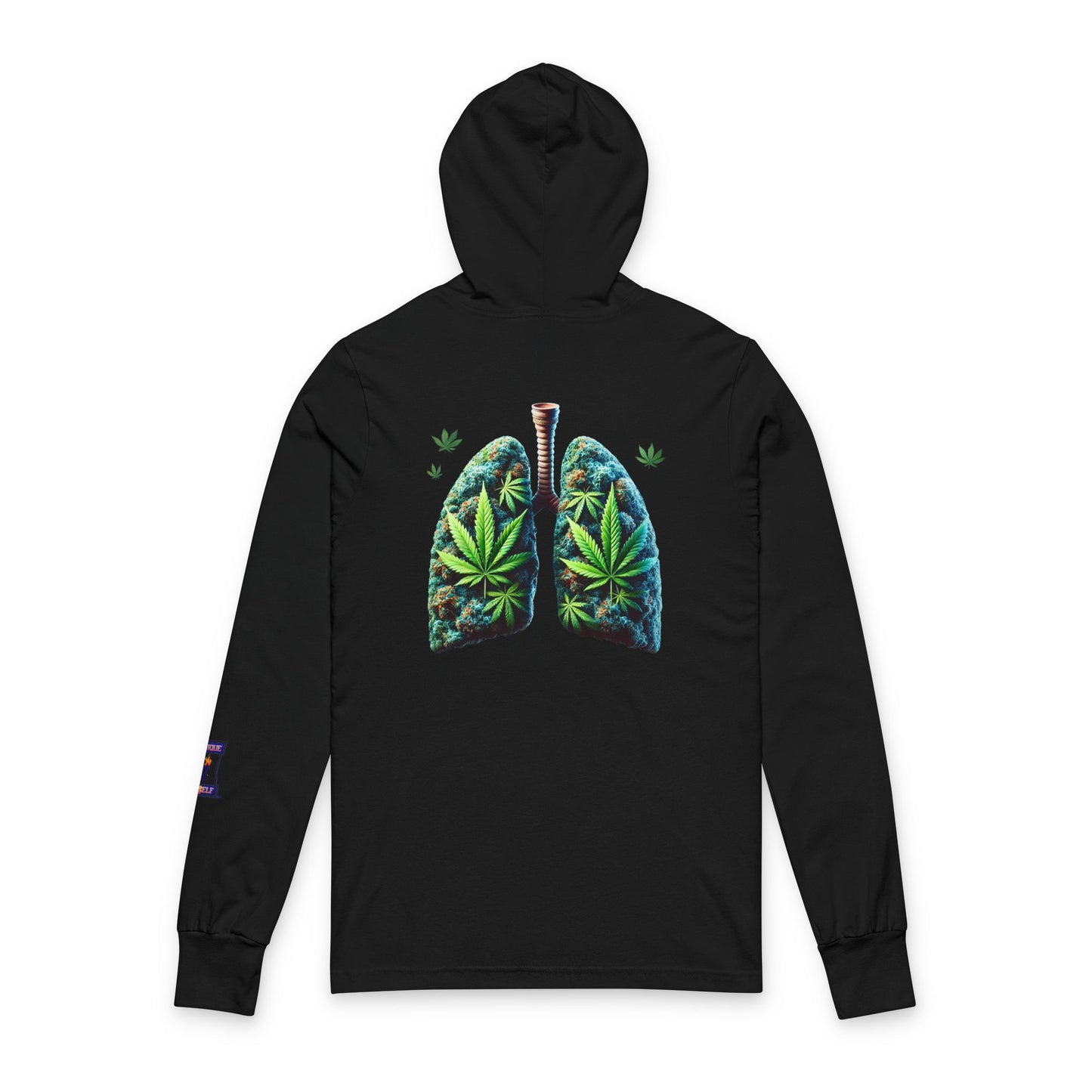 Cannabis-Inspired Unisex Hooded Long Sleeve Tee, Relaxed Style, Perfect for Nature Lovers, Stoner Apparel, Gift for 420 Celebrations, [...]
