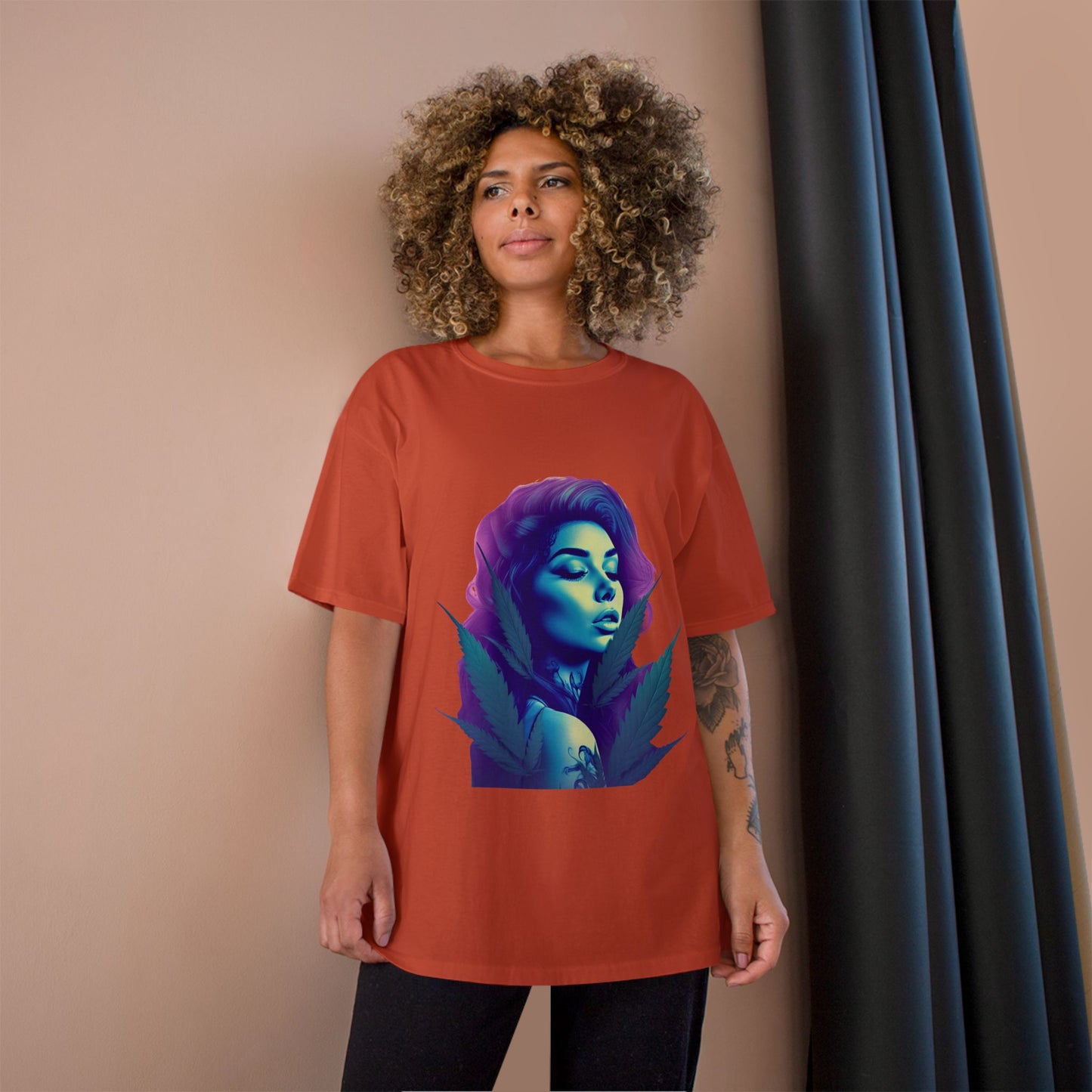 Vintage Champion Graphic Tee for Unique Souls, Trendy T-Shirt, Artistic Casual Wear, Streetwear Style, Gift for Creatives, Everyday Fashion