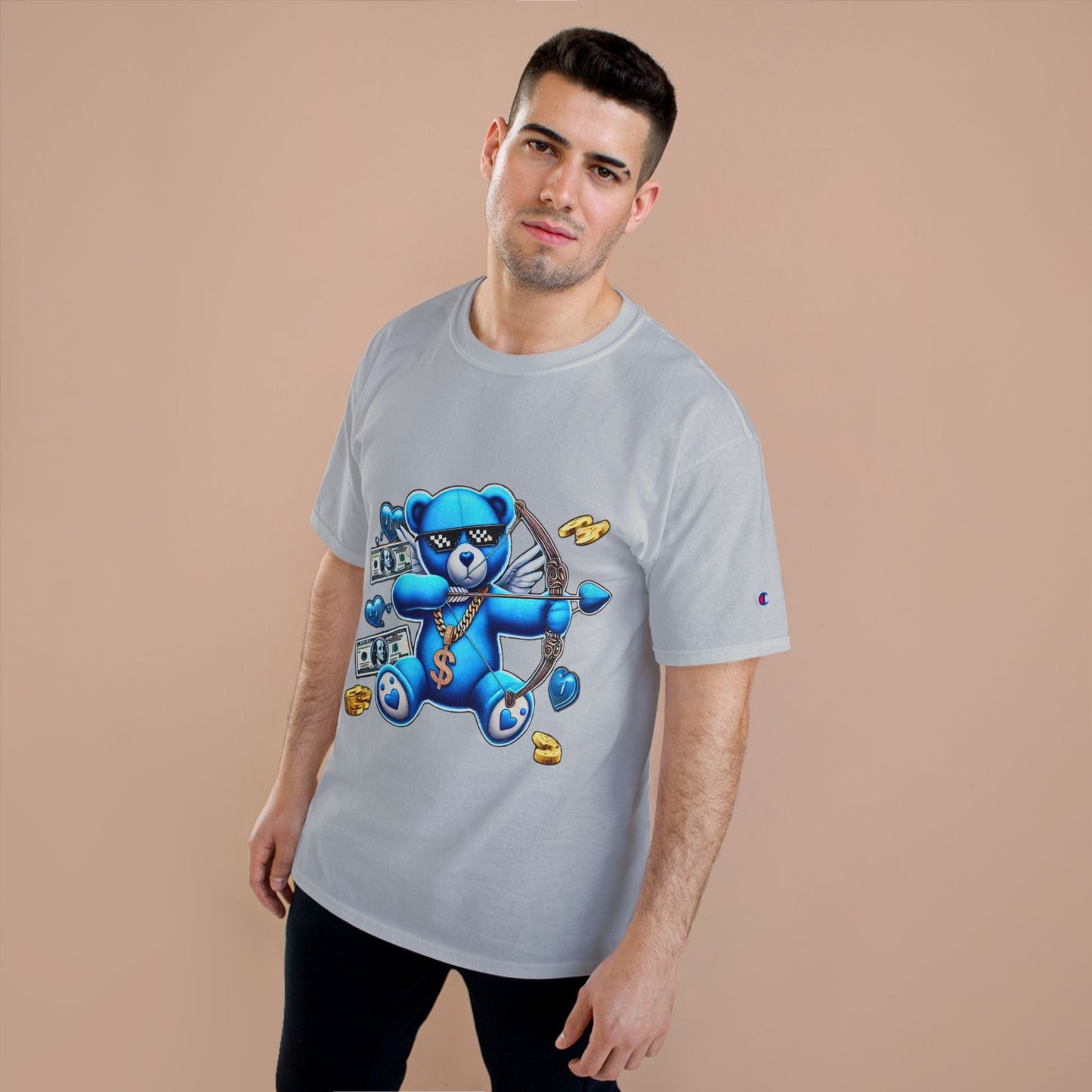 Stylish Bear Graphic Tee, Cool Gift for Friends, Casual Wear, Streetwear for Men and Women, Fun Gift, Summer Essential