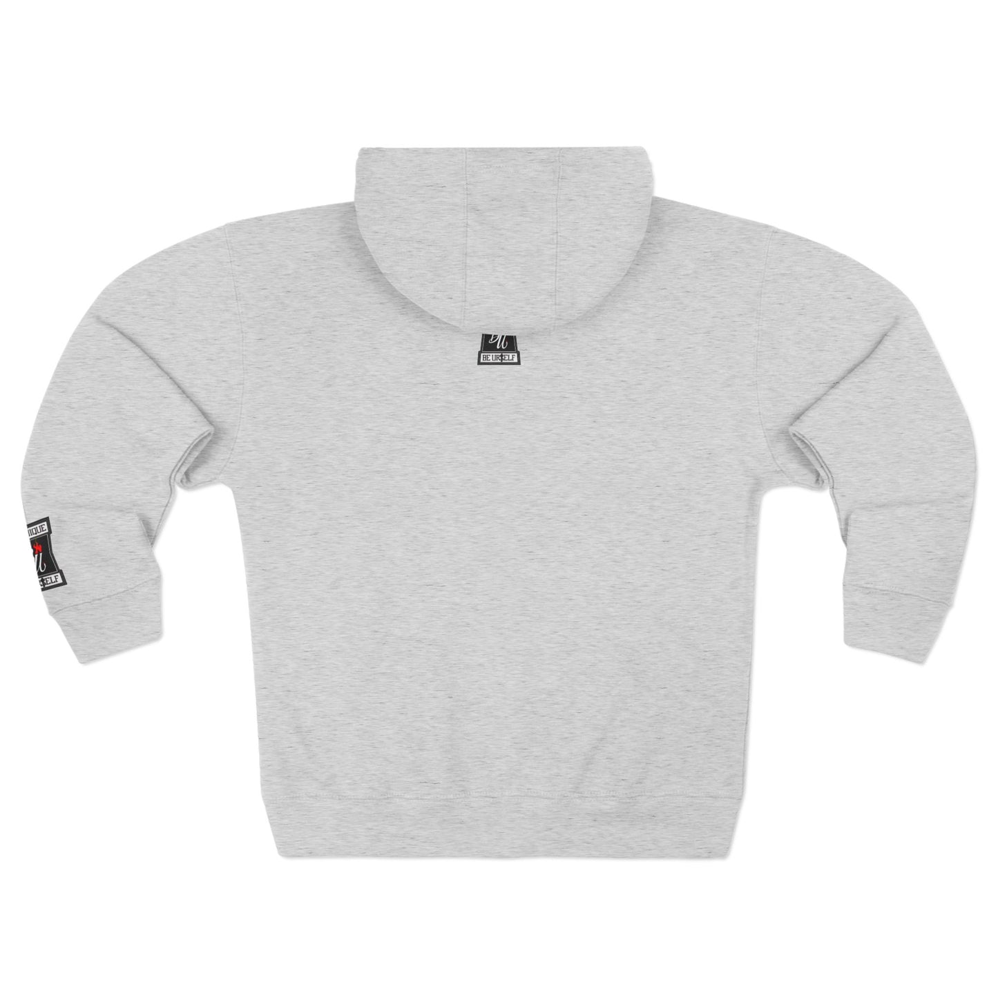 Retro Soda Logo Zip Hoodie — 'Hi' Patch Streetwear Zip-Up