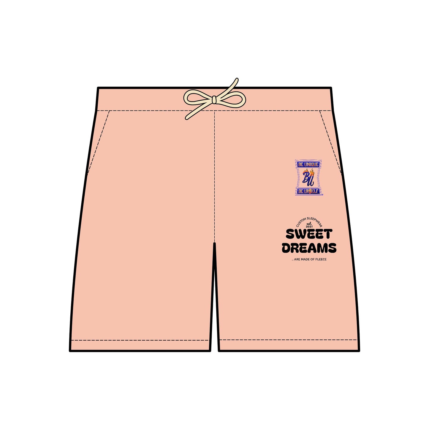 Unisex Garment-Dyed Lightweight Fleece Sweat Shorts