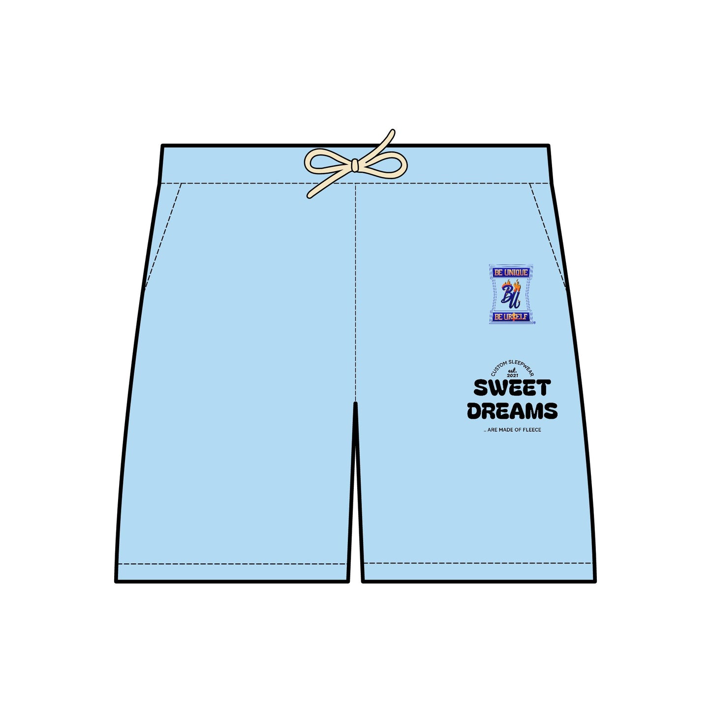Unisex Garment-Dyed Lightweight Fleece Sweat Shorts