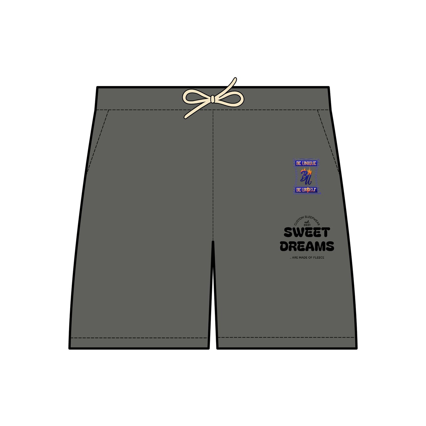 Unisex Garment-Dyed Lightweight Fleece Sweat Shorts
