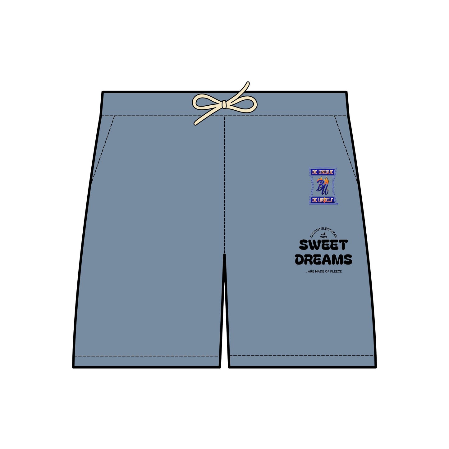 Unisex Garment-Dyed Lightweight Fleece Sweat Shorts