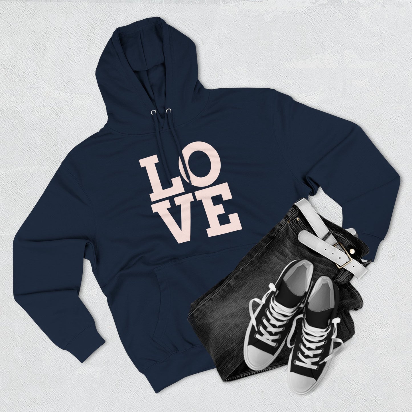 Love Graphic Fleece Hoodie