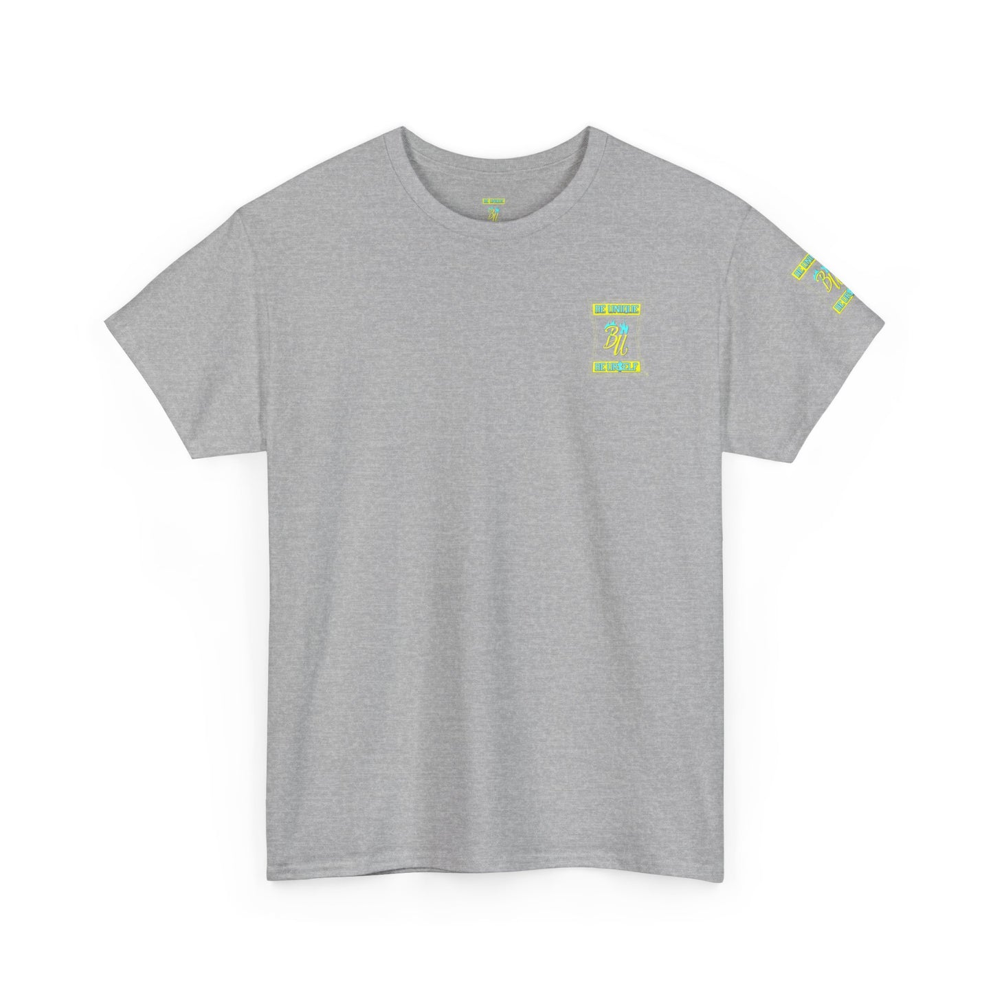 Be Unique Be Yourself Graphic Tee — Inspirational Palm Design
