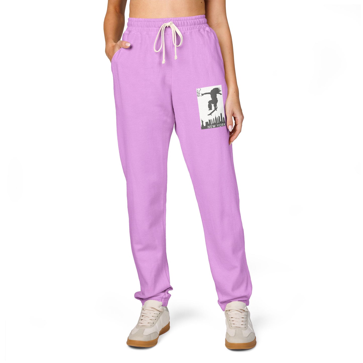 Cozy Garment-Dyed Fleece Sweatpants, Comfortable Lounge Pants for Everyday Wear, Perfect for Relaxation, Gifts for Her, Gym, Home, [...]