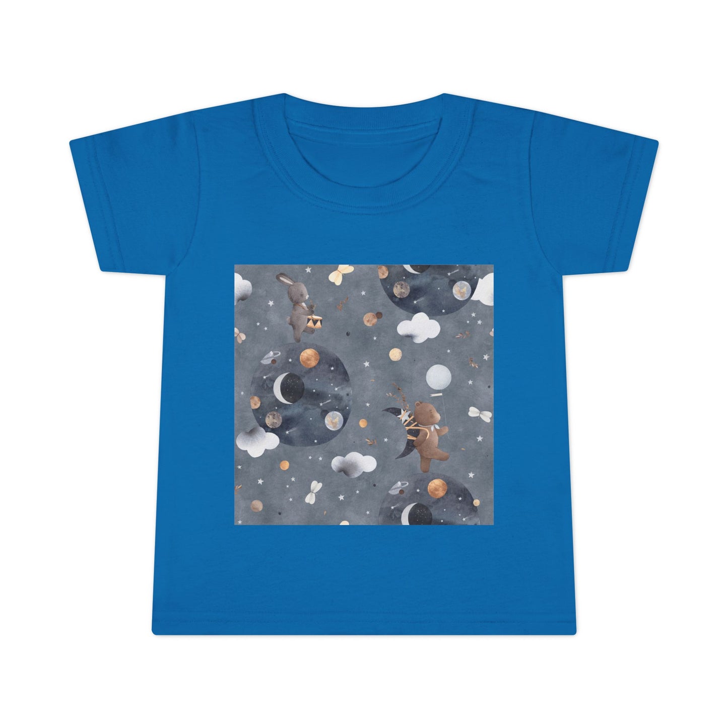 Toddler T-Shirt with Space Design | Perfect for Kids, Unique Gifts, Birthday Outfits, Playtime, Casual Wear