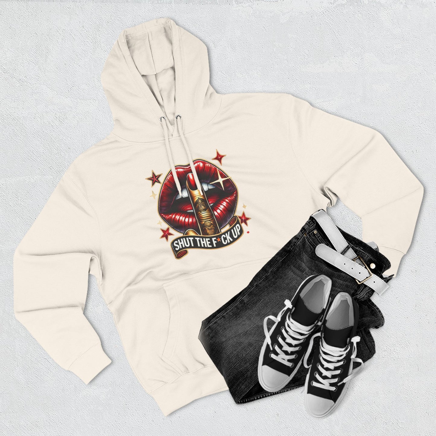 Shut the F**k Up Fleece Hoodie