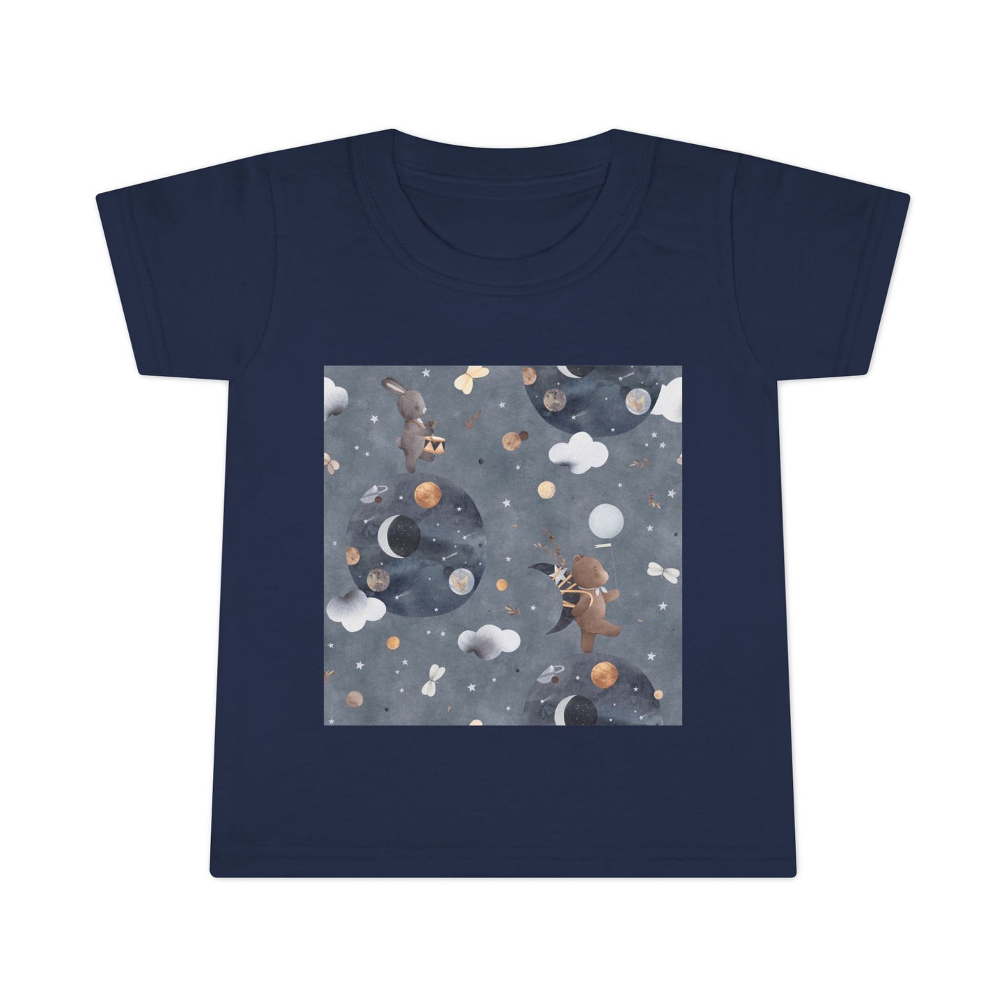 Toddler T-Shirt with Space Design | Perfect for Kids, Unique Gifts, Birthday Outfits, Playtime, Casual Wear